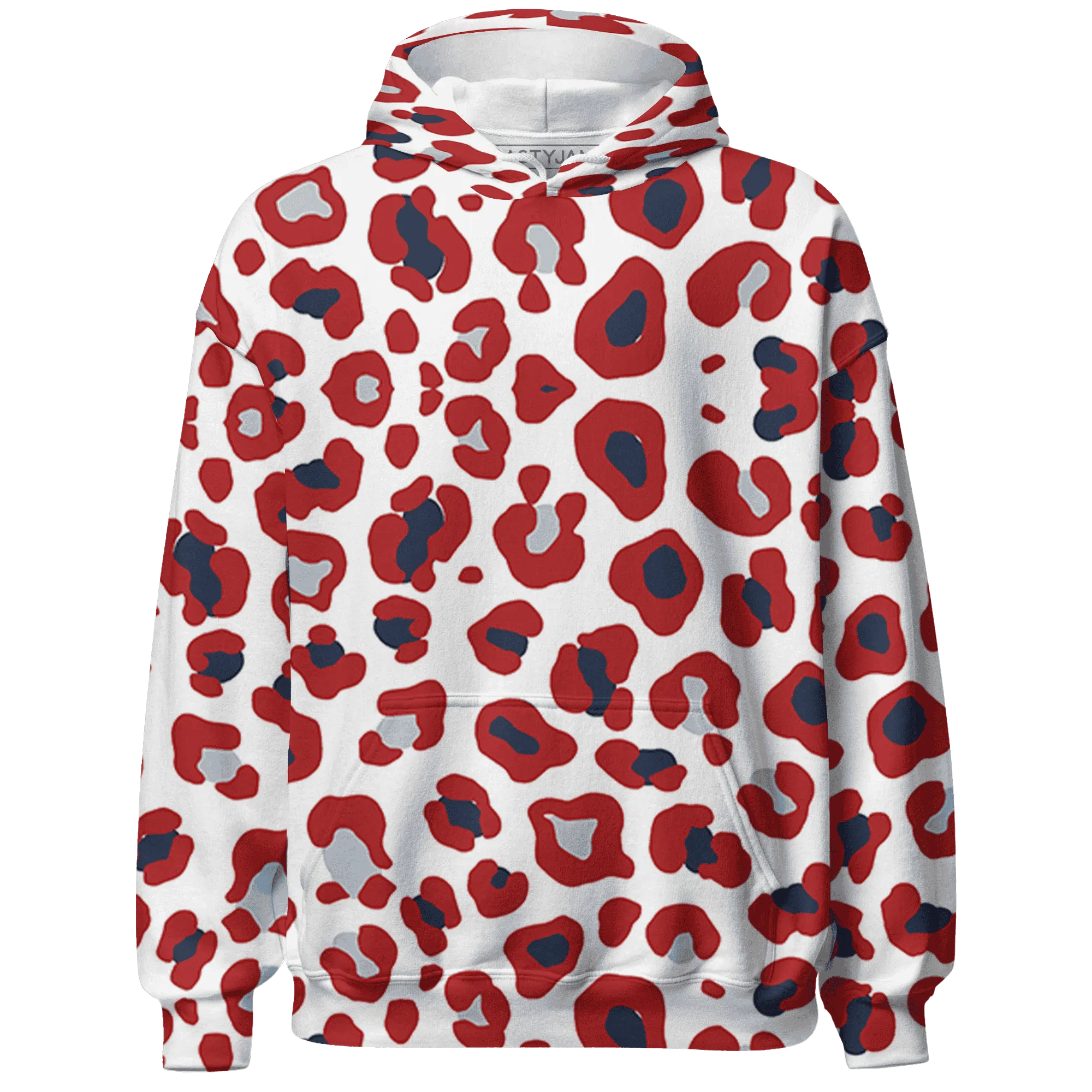 White-Navy-6s-Hoodie-Match-Leopard-Pattern-3D