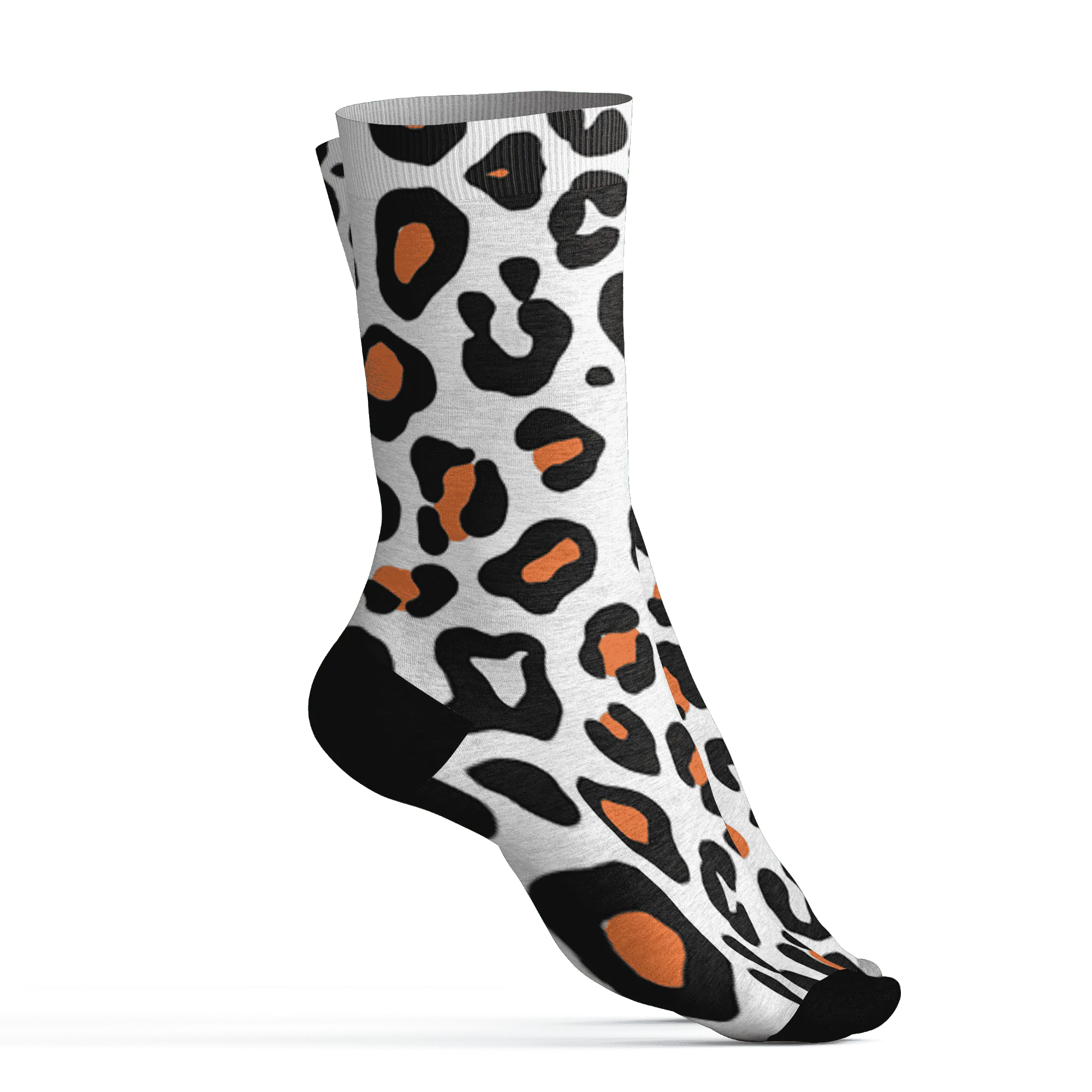 AM-TW-White-Orange-Socks-Match-Leopard-Pattern-3D
