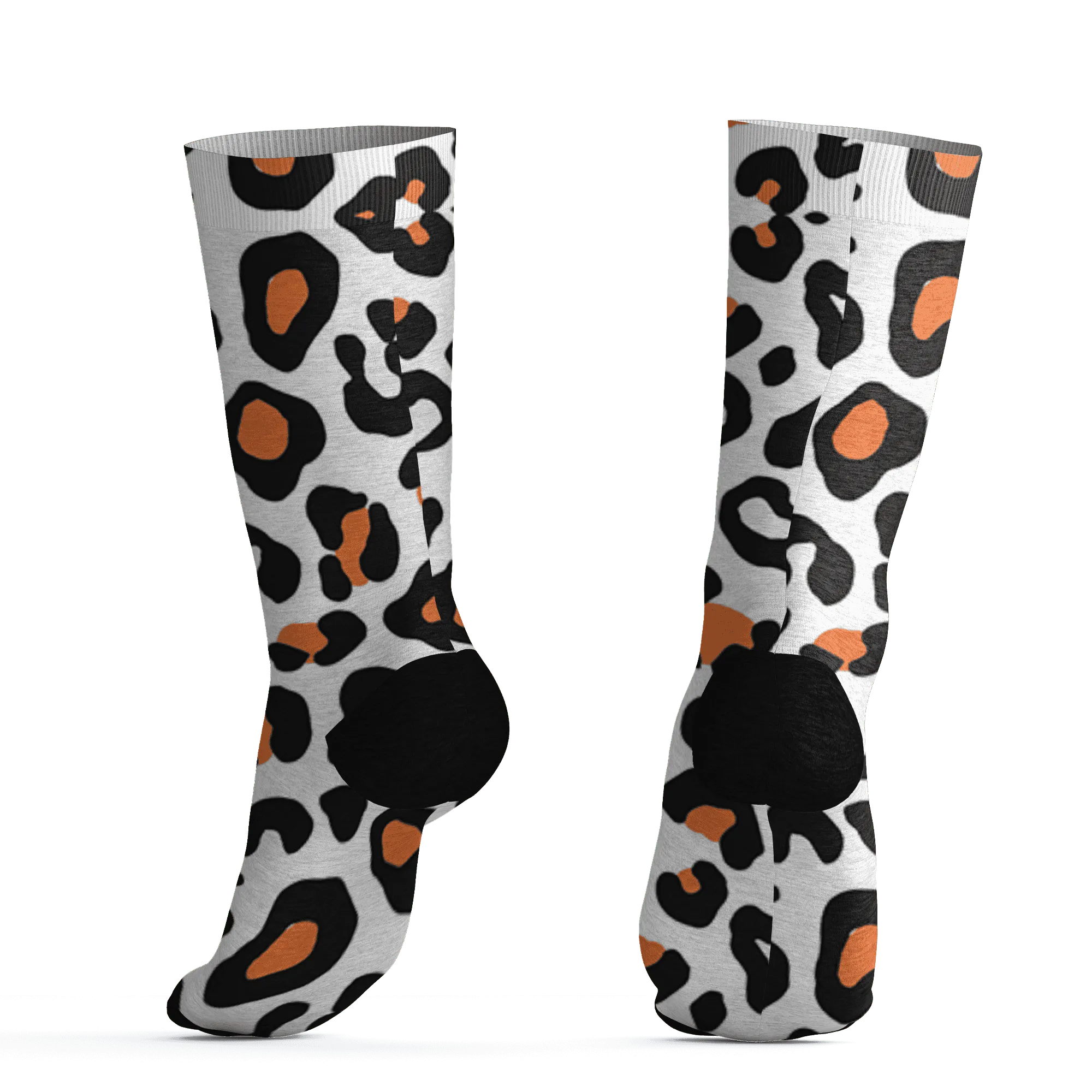AM-TW-White-Orange-Socks-Match-Leopard-Pattern-3D
