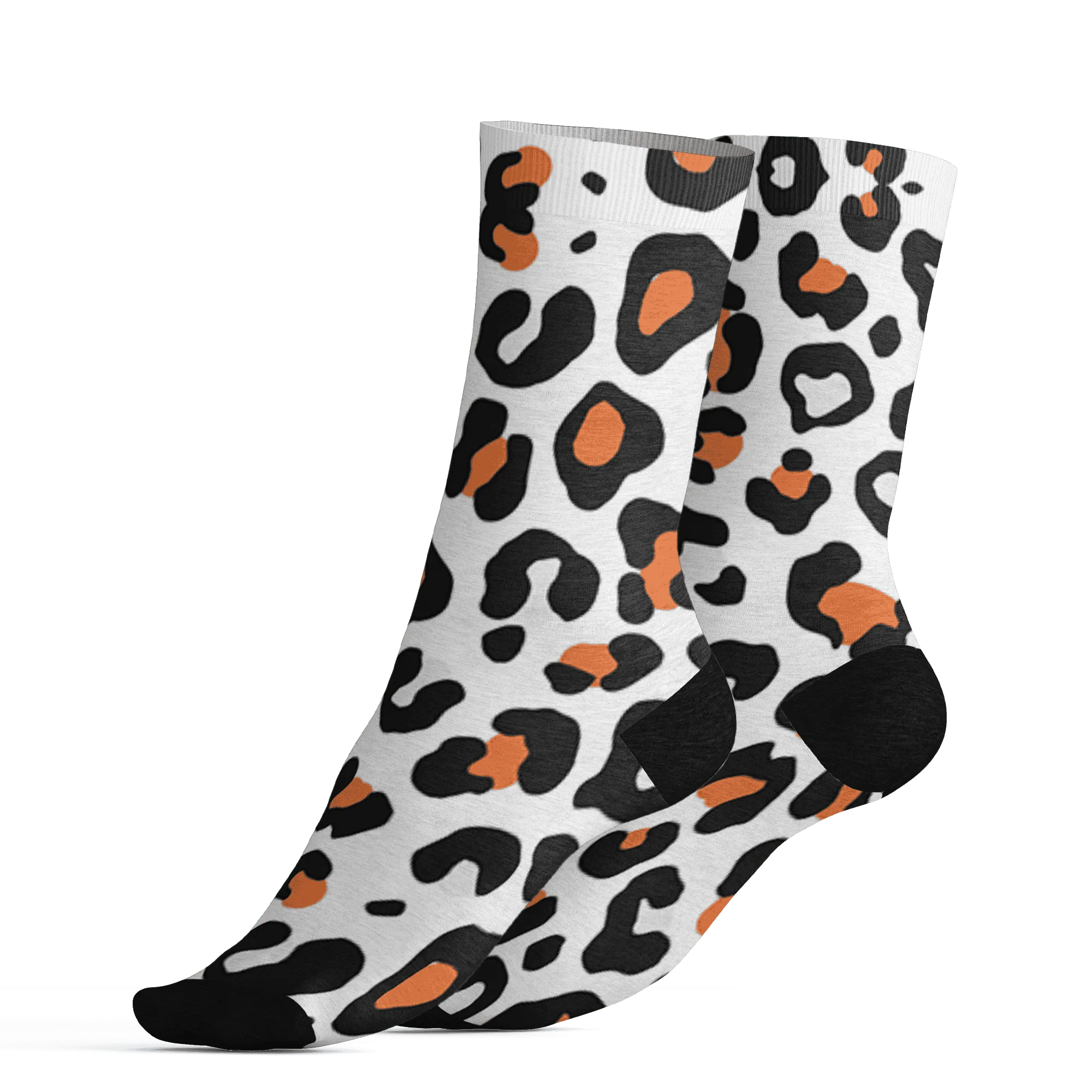 AM-TW-White-Orange-Socks-Match-Leopard-Pattern-3D