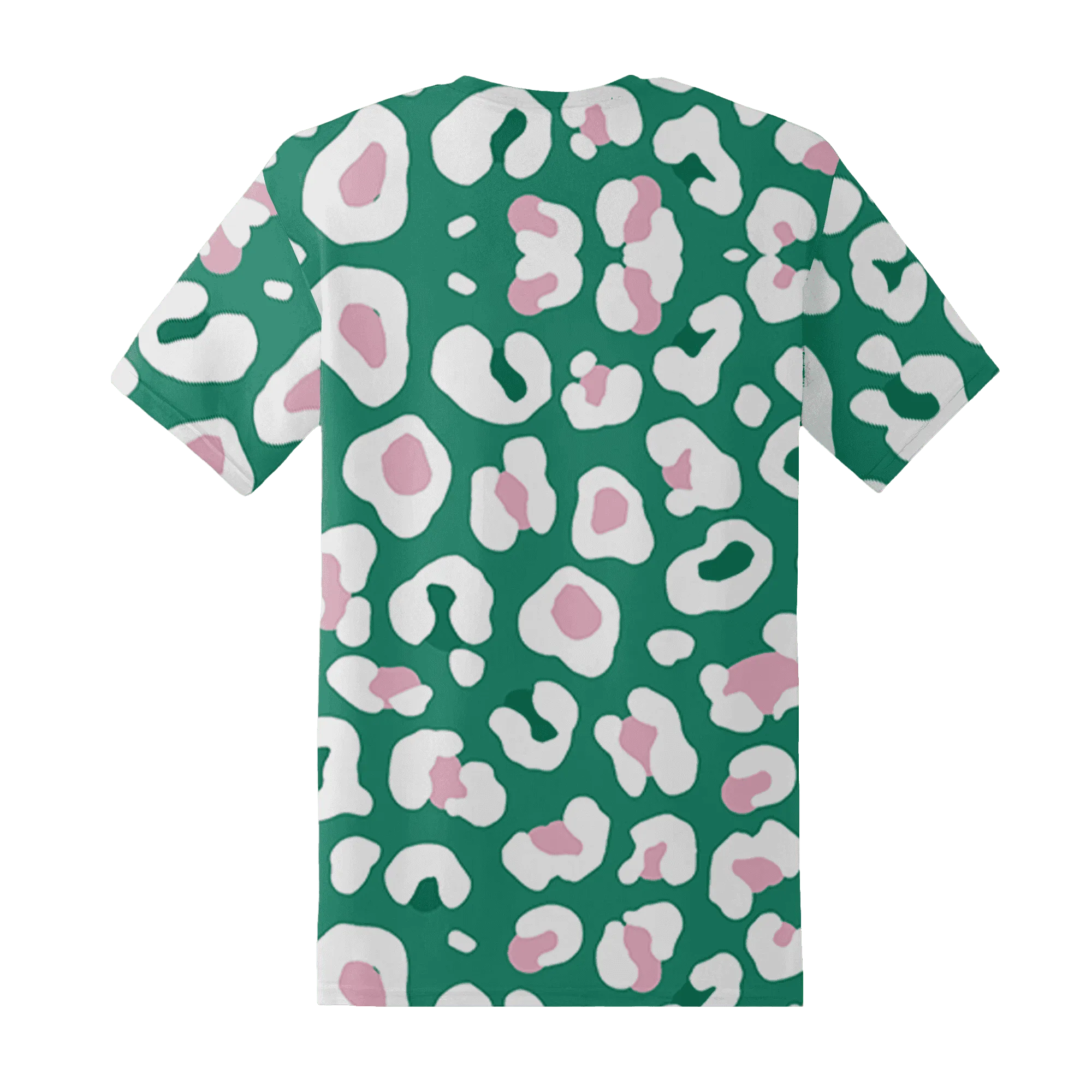 Dunk-Pink-Malachite-Medium-Soft-Low-Sail-T-Shirt-Match-Leopard-Pattern-3D