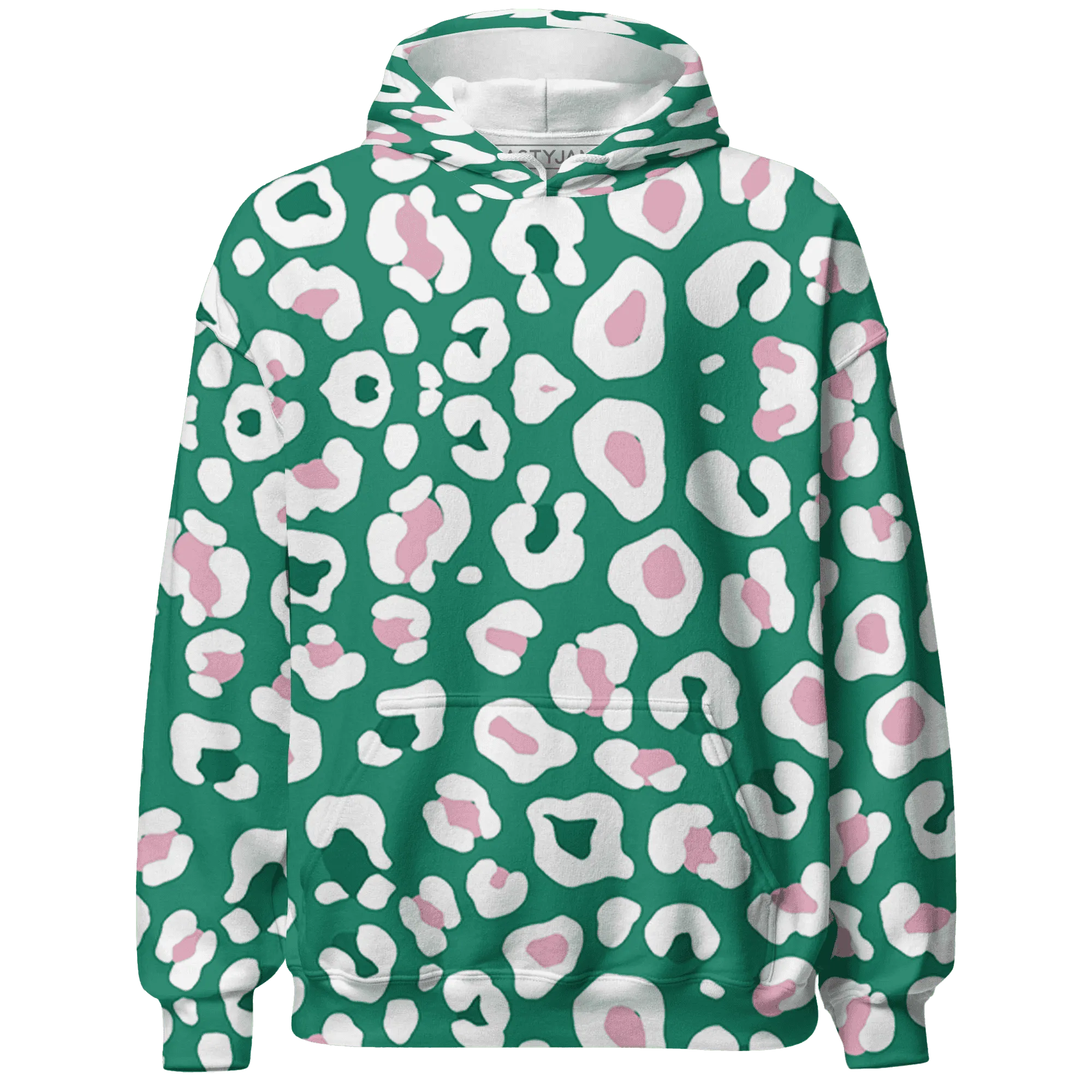 Dunk-Pink-Malachite-Medium-Soft-Low-Sail-Hoodie-Match-Leopard-Pattern-3D