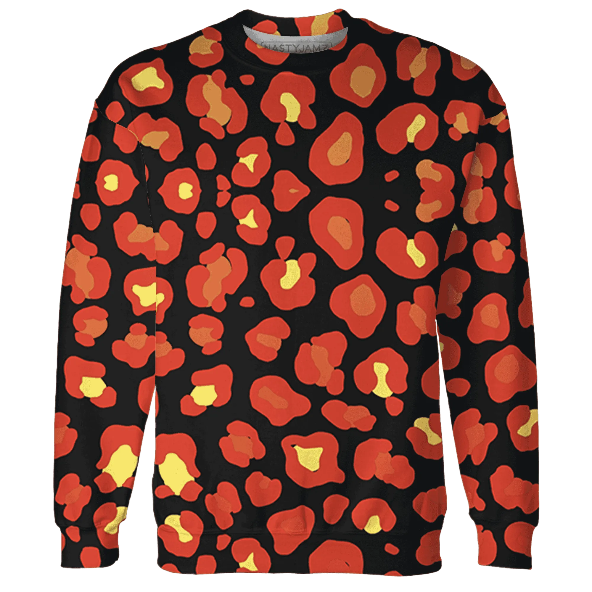 VaporMax-Crimson-Total-Orange-Plus-Sweatshirt-Match-Leopard-Pattern-3D