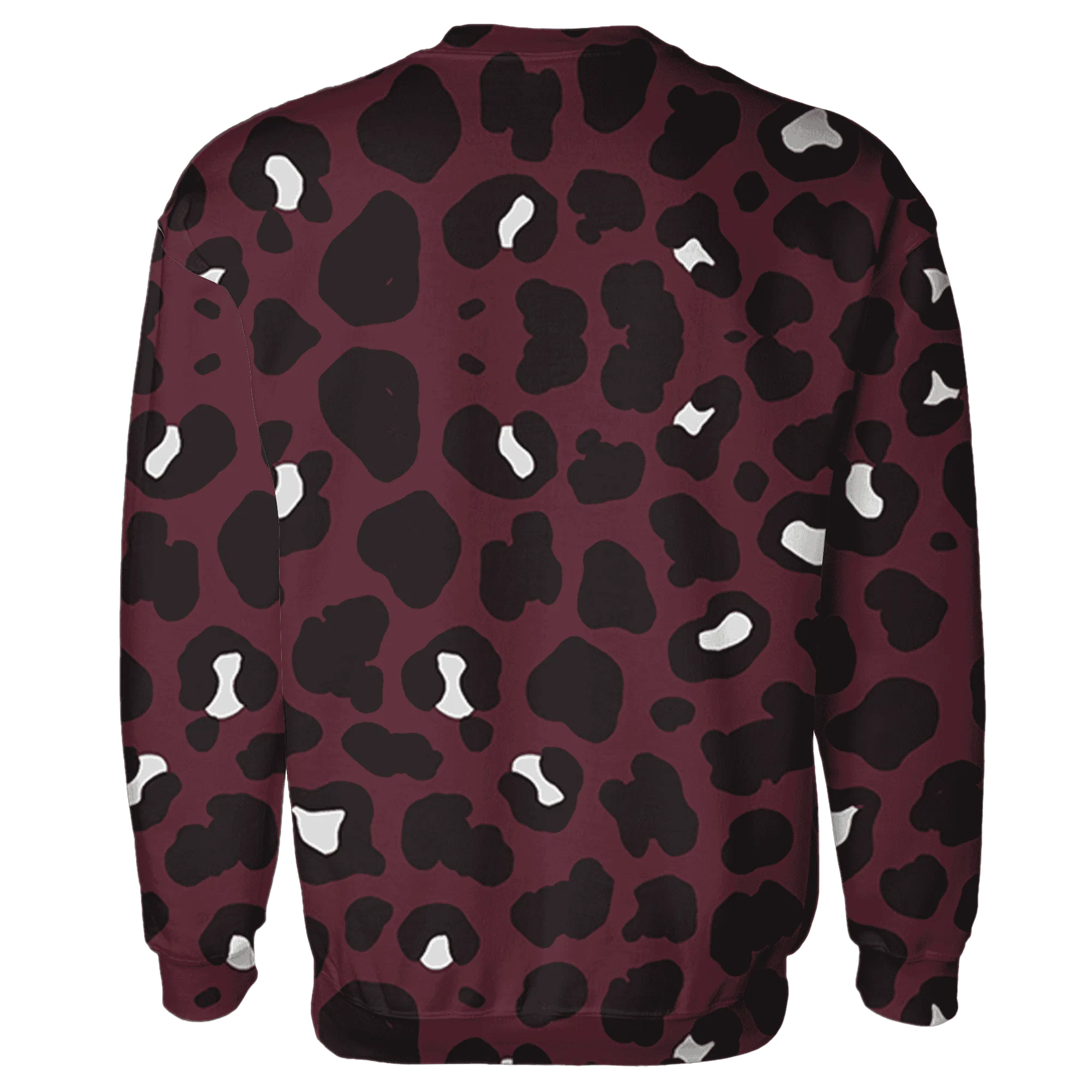 VaporMax-Night-Maron-Burgundy-Sweatshirt-Match-Leopard-Pattern-3D