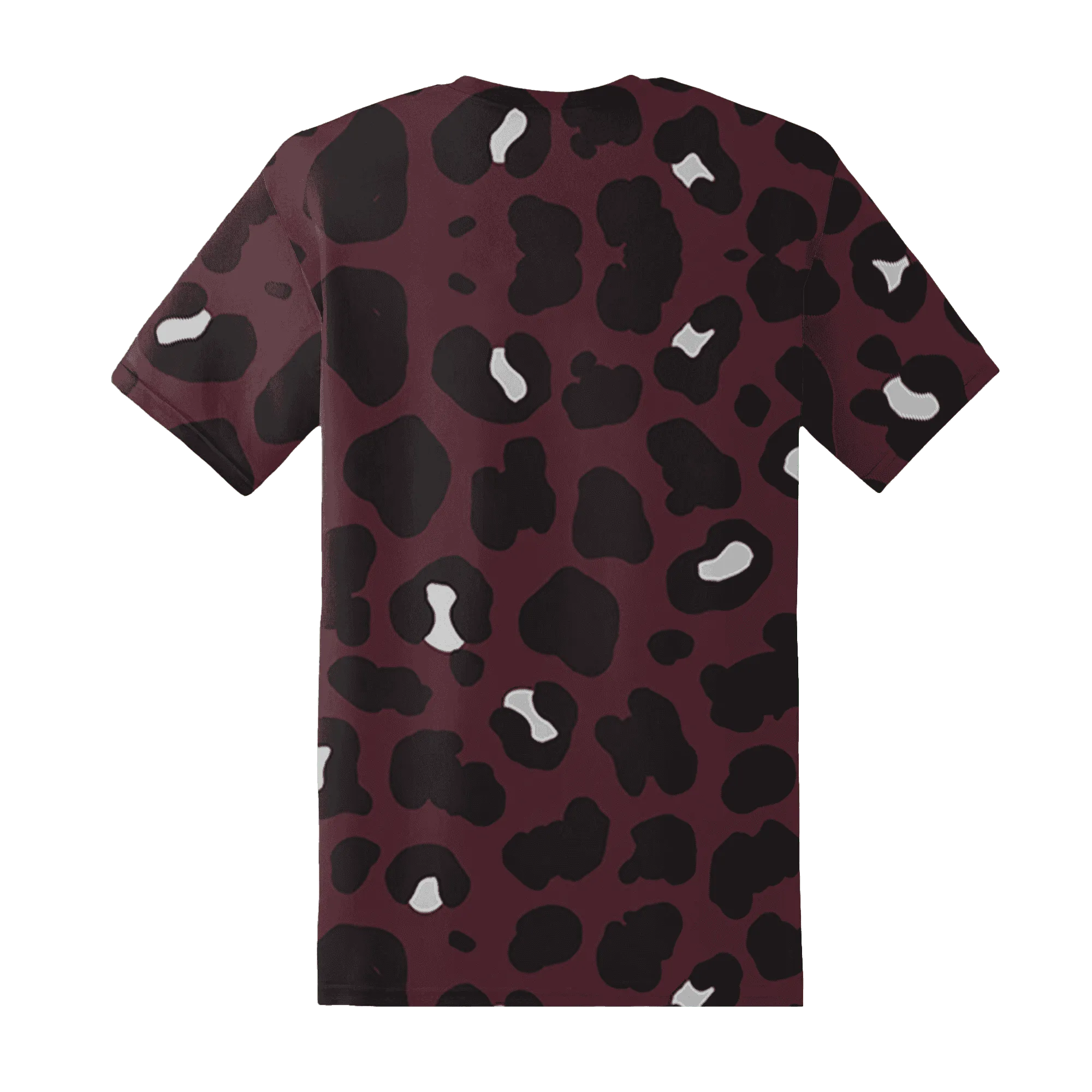 VaporMax-Night-Maron-Burgundy-T-Shirt-Match-Leopard-Pattern-3D