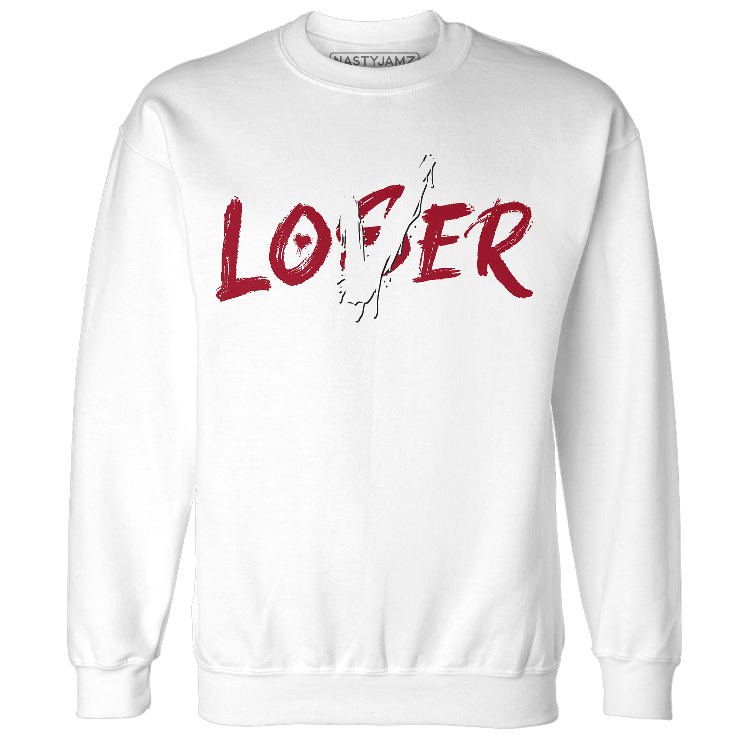 Retro Red Taxi 12s Sweatshirt Match Loser Lover - NastyJamz