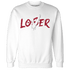 Retro Red Taxi 12s Sweatshirt Match Loser Lover - NastyJamz