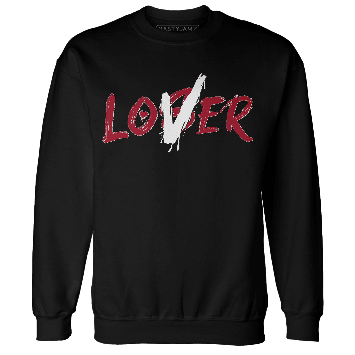 Retro Red Taxi 12s Sweatshirt Match Loser Lover - NastyJamz