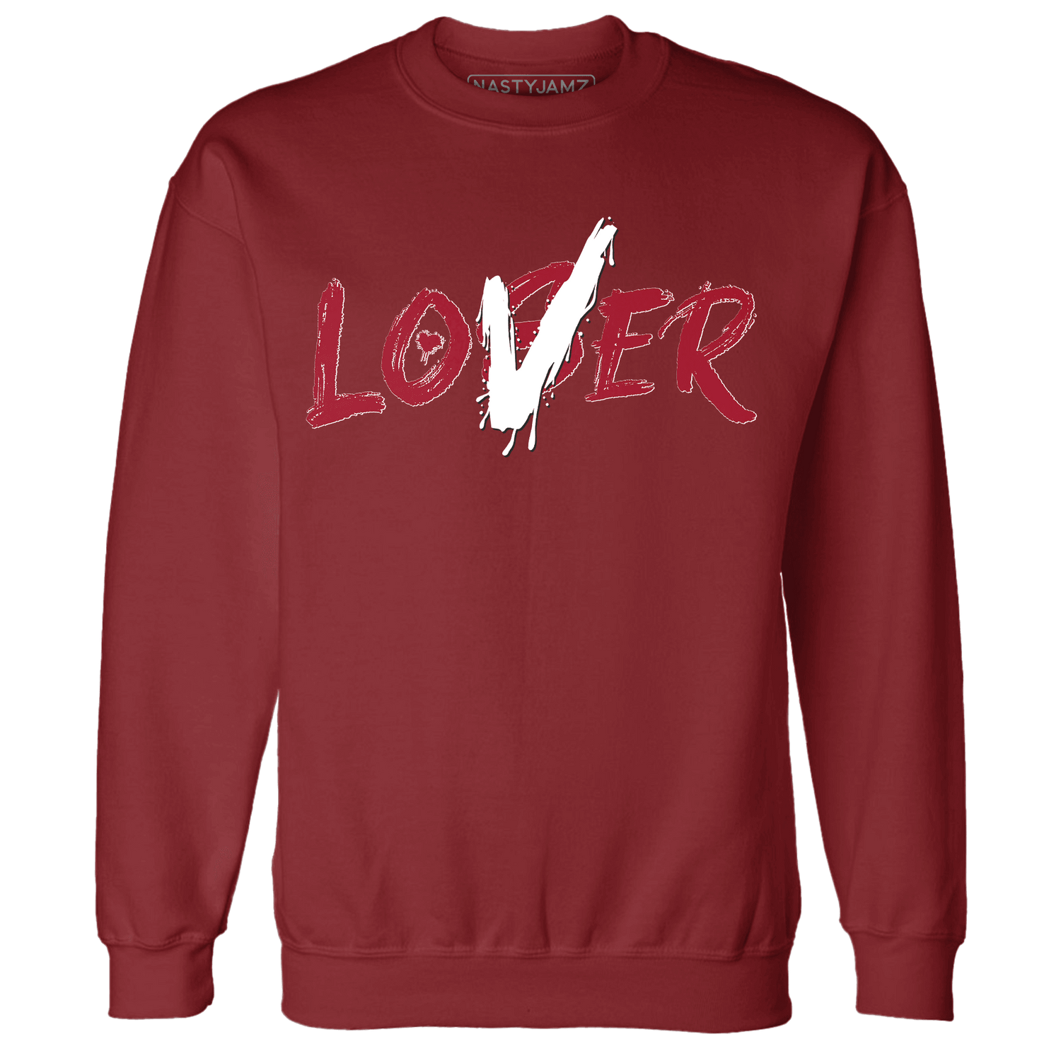 Retro Red Taxi 12s Sweatshirt Match Loser Lover - NastyJamz