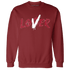Retro Red Taxi 12s Sweatshirt Match Loser Lover - NastyJamz