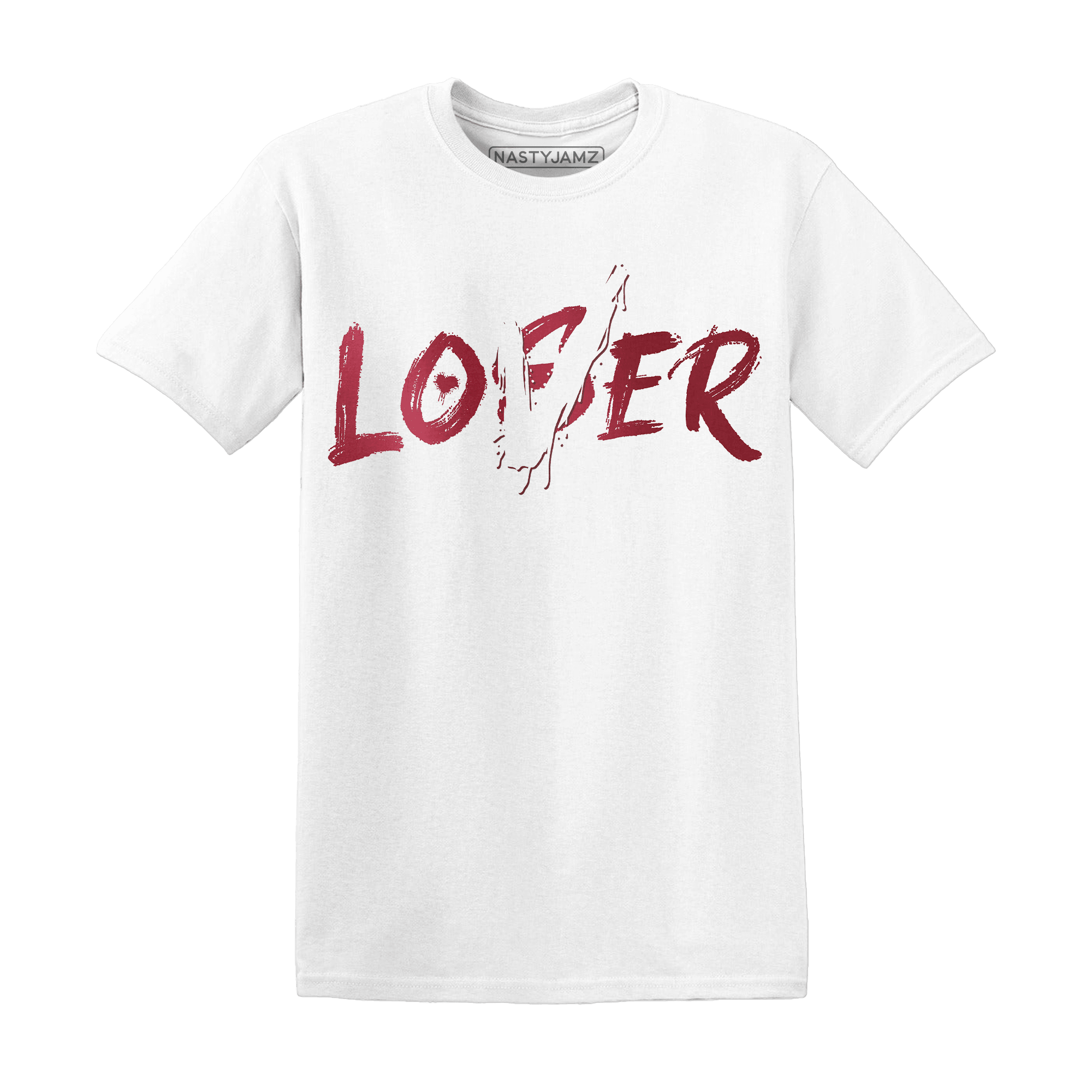 High 85 Metallic Burgundy 1s T Shirt Match Loser Lover - NastyJamz