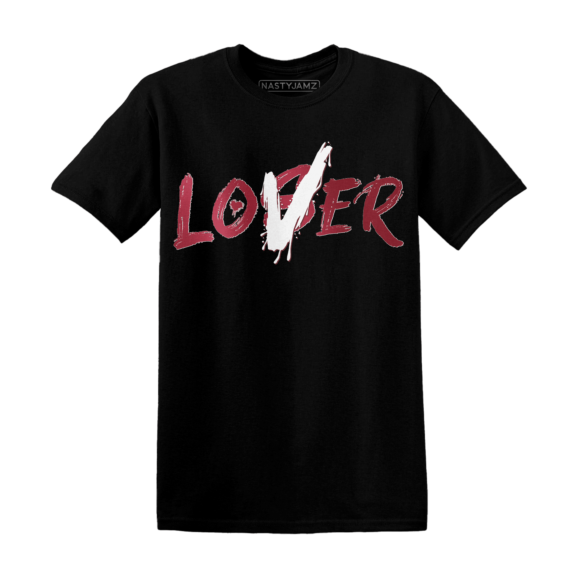High 85 Metallic Burgundy 1s T Shirt Match Loser Lover - NastyJamz