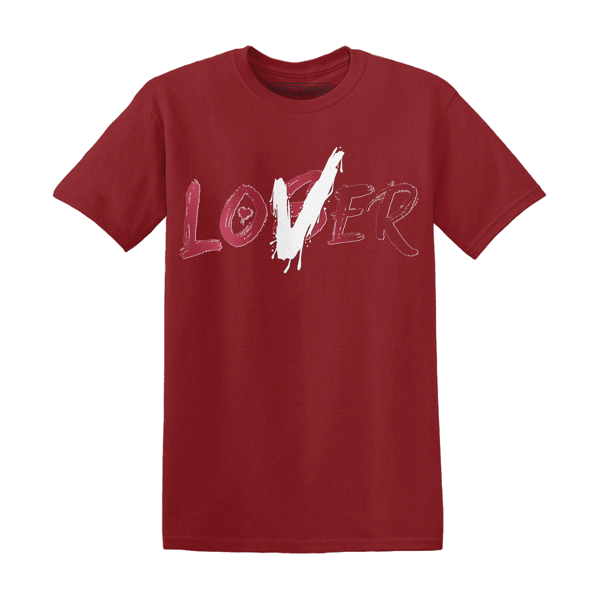 High 85 Metallic Burgundy 1s T Shirt Match Loser Lover - NastyJamz