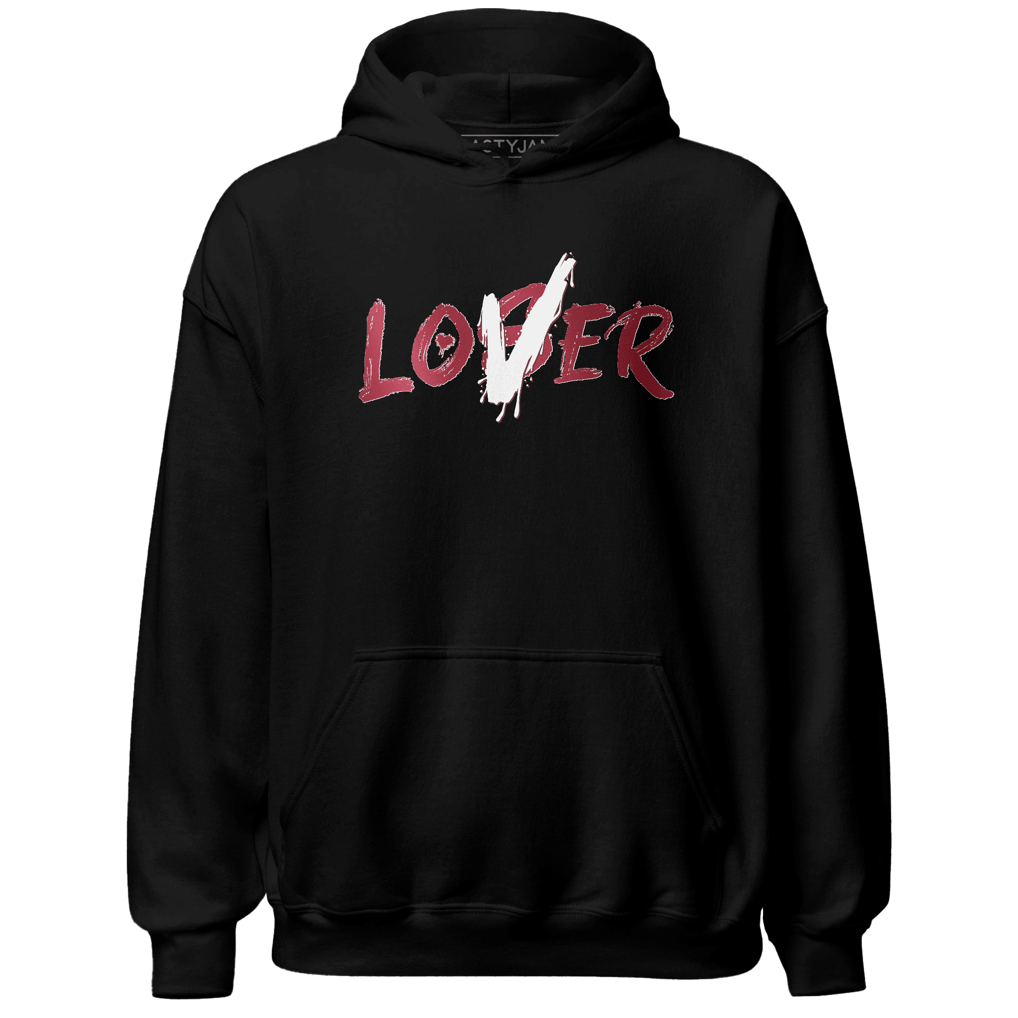 High 85 Metallic Burgundy 1s Hoodie Match Loser Lover - NastyJamz