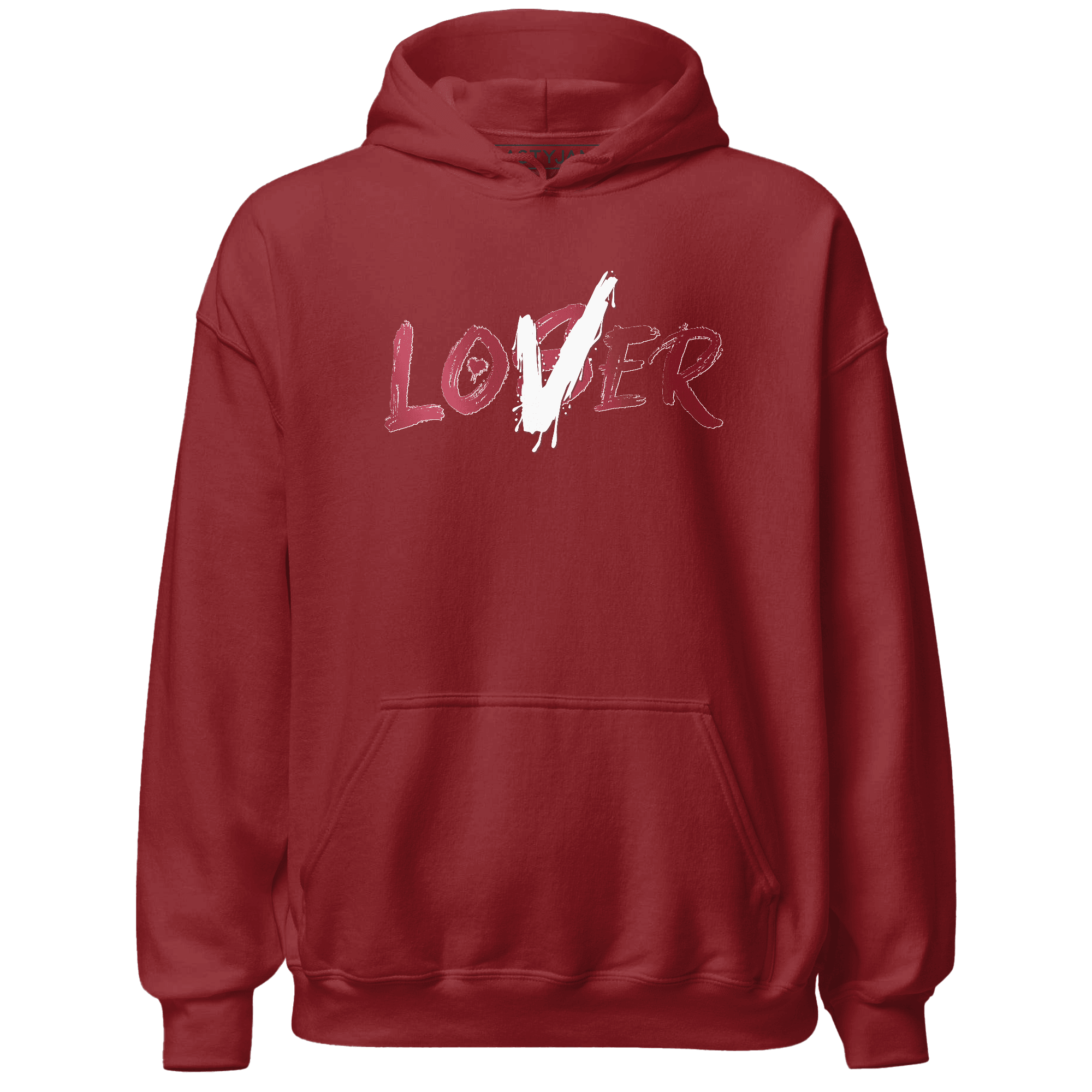 High 85 Metallic Burgundy 1s Hoodie Match Loser Lover - NastyJamz