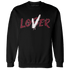 High White Team Red 1s Sweatshirt Match Loser Lover - NastyJamz