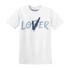 Mid Diffused Blue Grey 1s T Shirt Match Loser Lover - NastyJamz