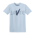 Mid Diffused Blue Grey 1s T Shirt Match Loser Lover - NastyJamz