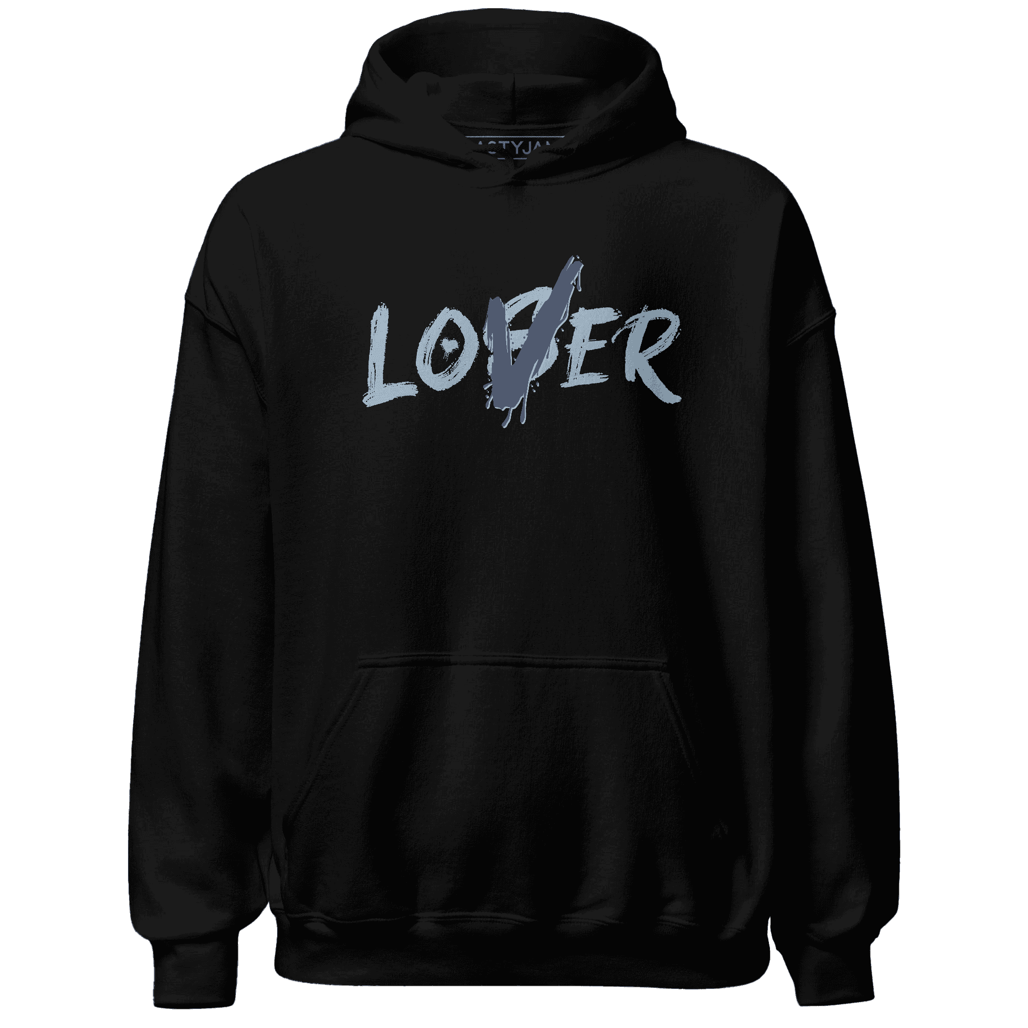 Mid Diffused Blue Grey 1s Hoodie Match Loser Lover - NastyJamz
