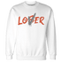 Georgia Peach 3s Sweatshirt Match Loser Lover - NastyJamz