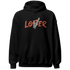 Georgia Peach 3s Hoodie Match Loser Lover - NastyJamz