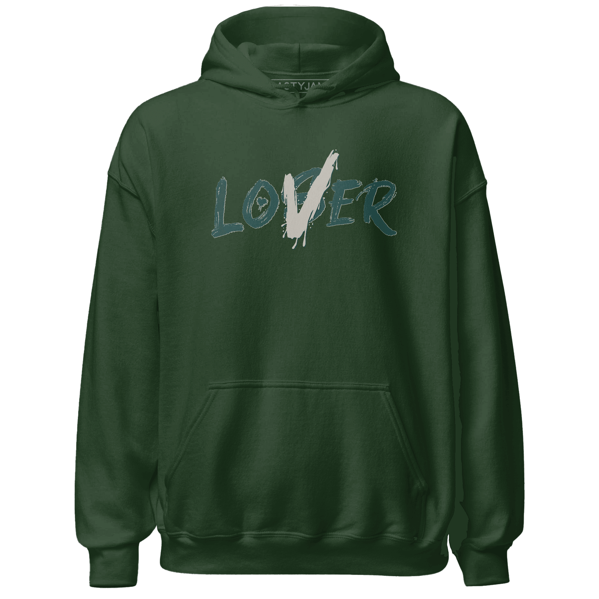 Oxidized Green 4s Hoodie Match Loser Lover - NastyJamz