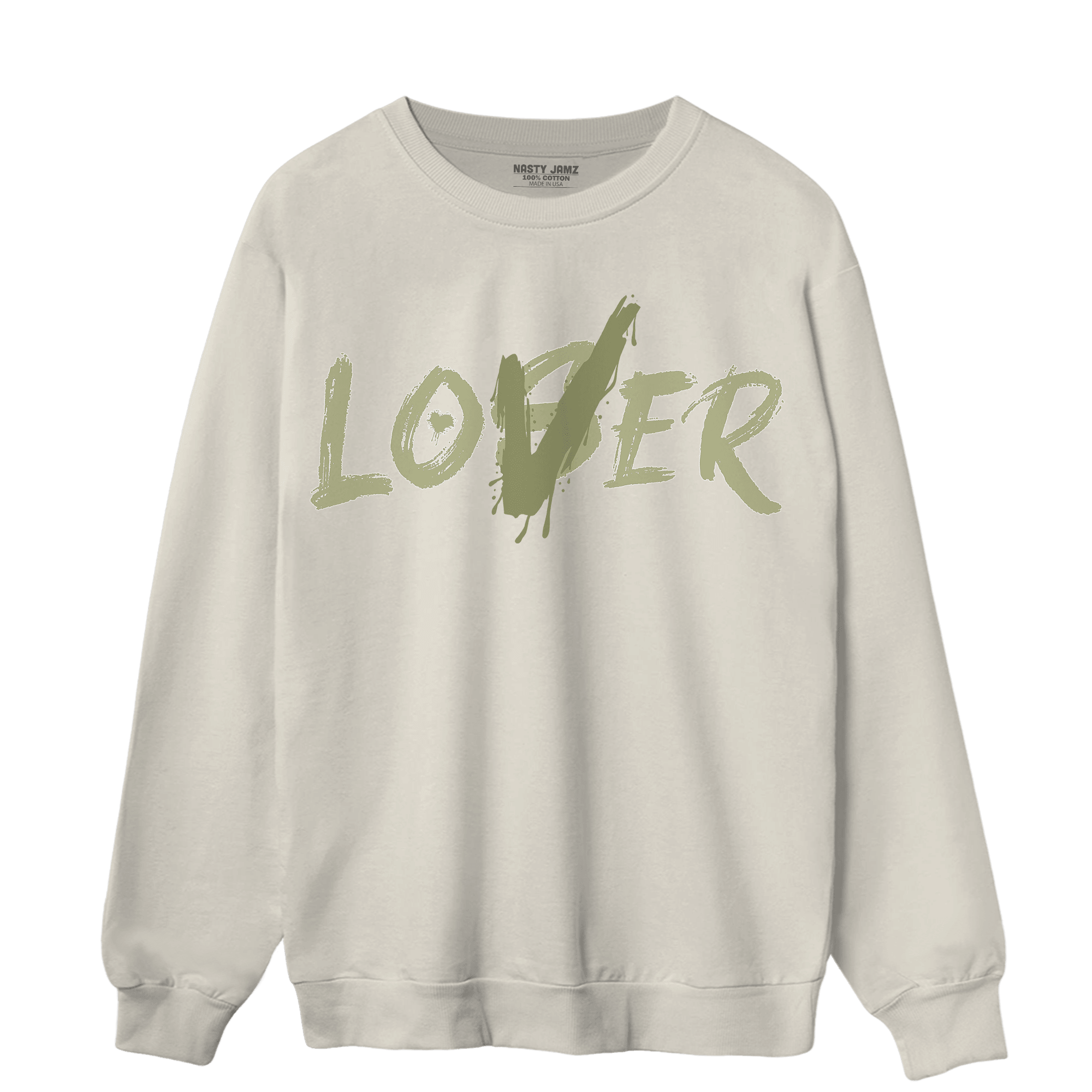 Yeezy Slide Resin Sweatshirt Match Loser Lover - NastyJamz