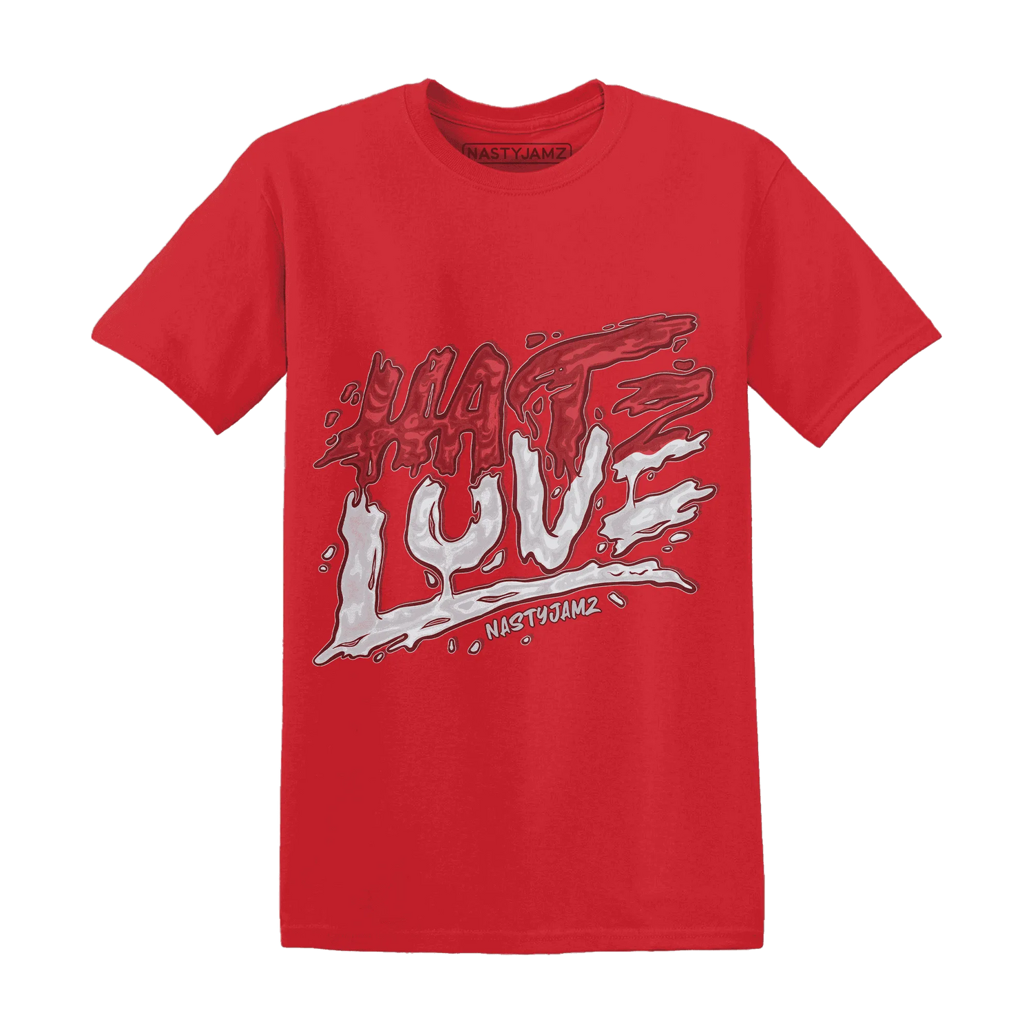 Black-Toe-Reimagined-Red-White-1s-T-Shirt-Match-Love-Hate