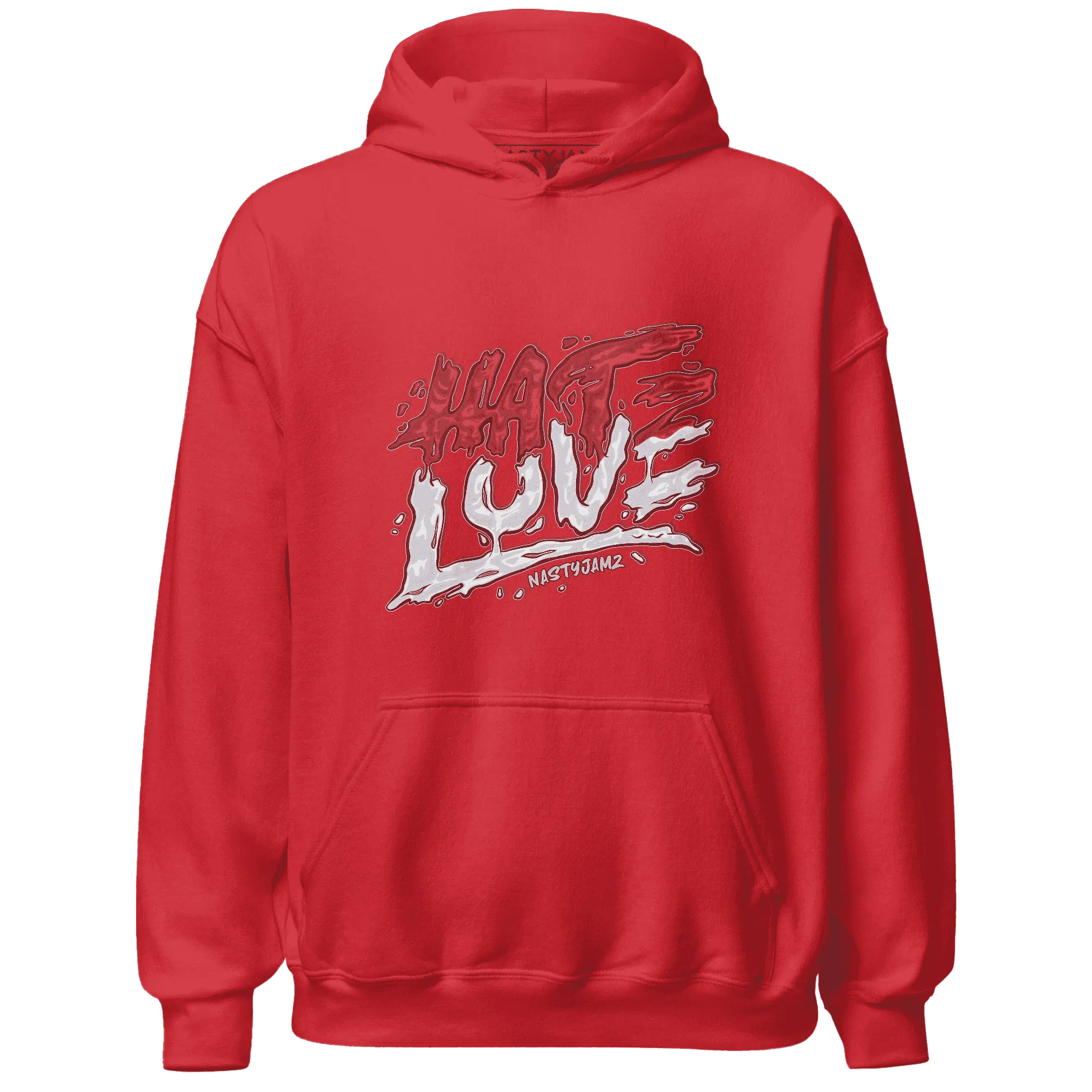 Black-Toe-Reimagined-Red-White-1s-Hoodie-Match-Love-Hate