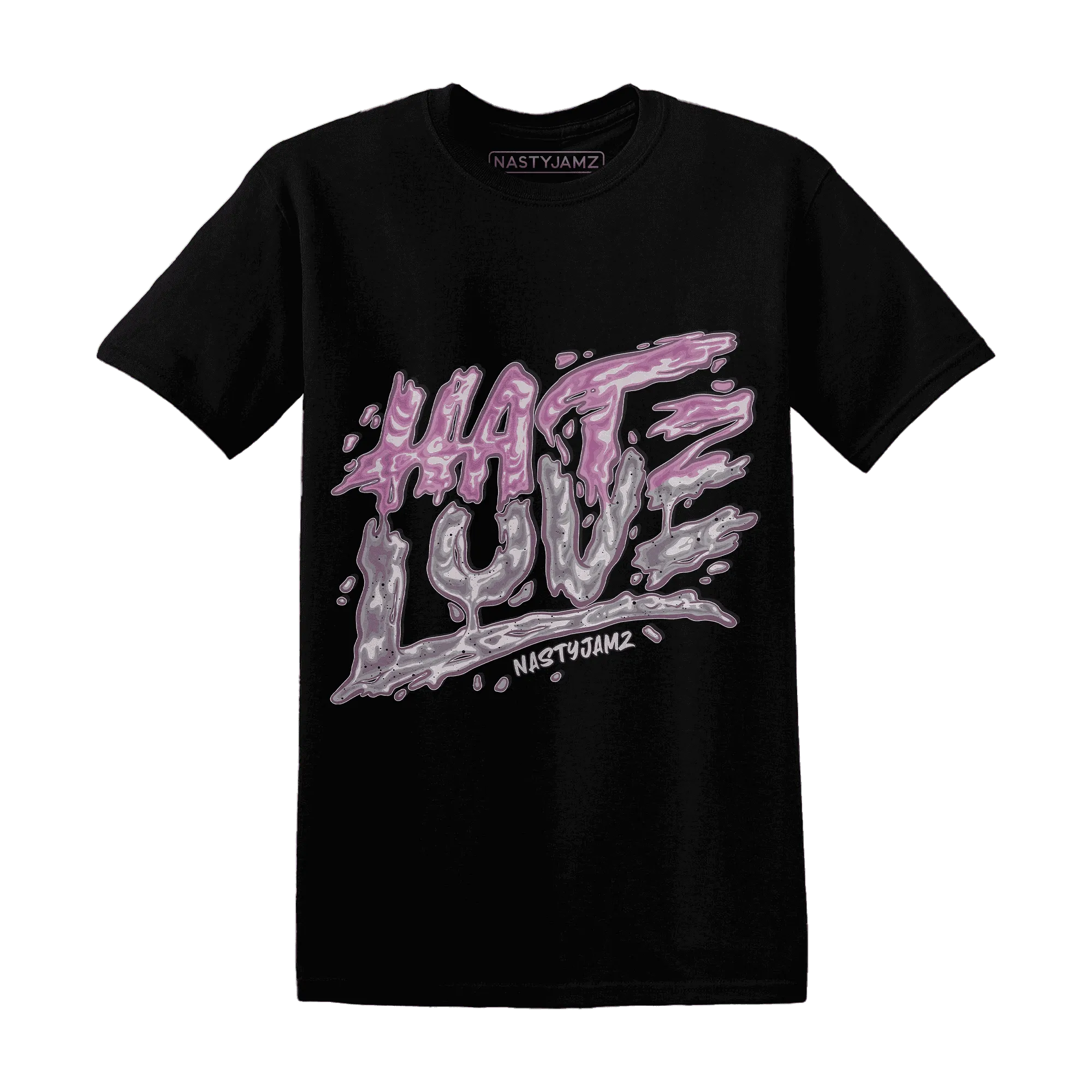 Orchid-Neutral-Grey-Black-White-4s-T-Shirt-Match-Love-Hate