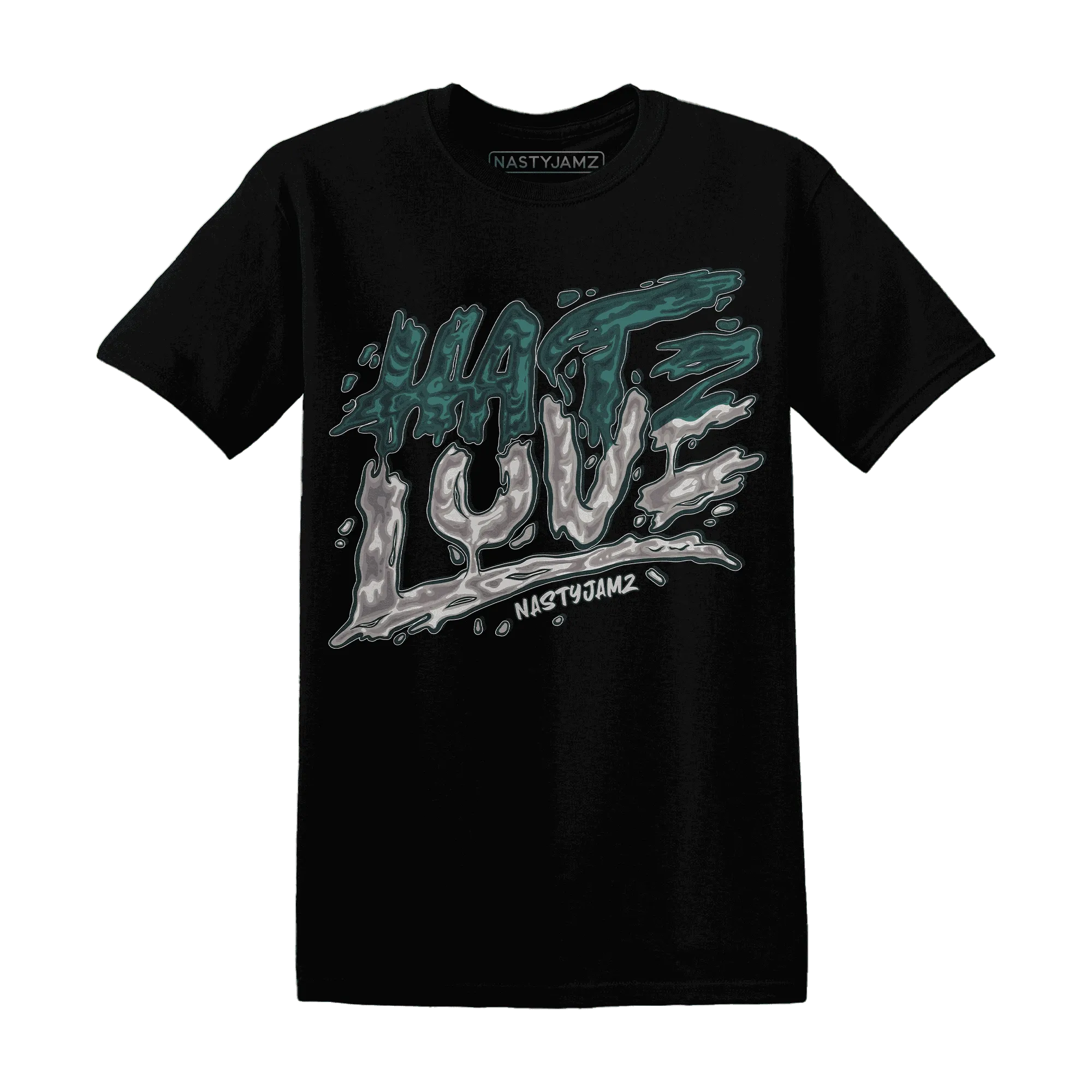 NastyJamz-Oxidized-Green-4s-T-Shirt-Match-Love-Hate