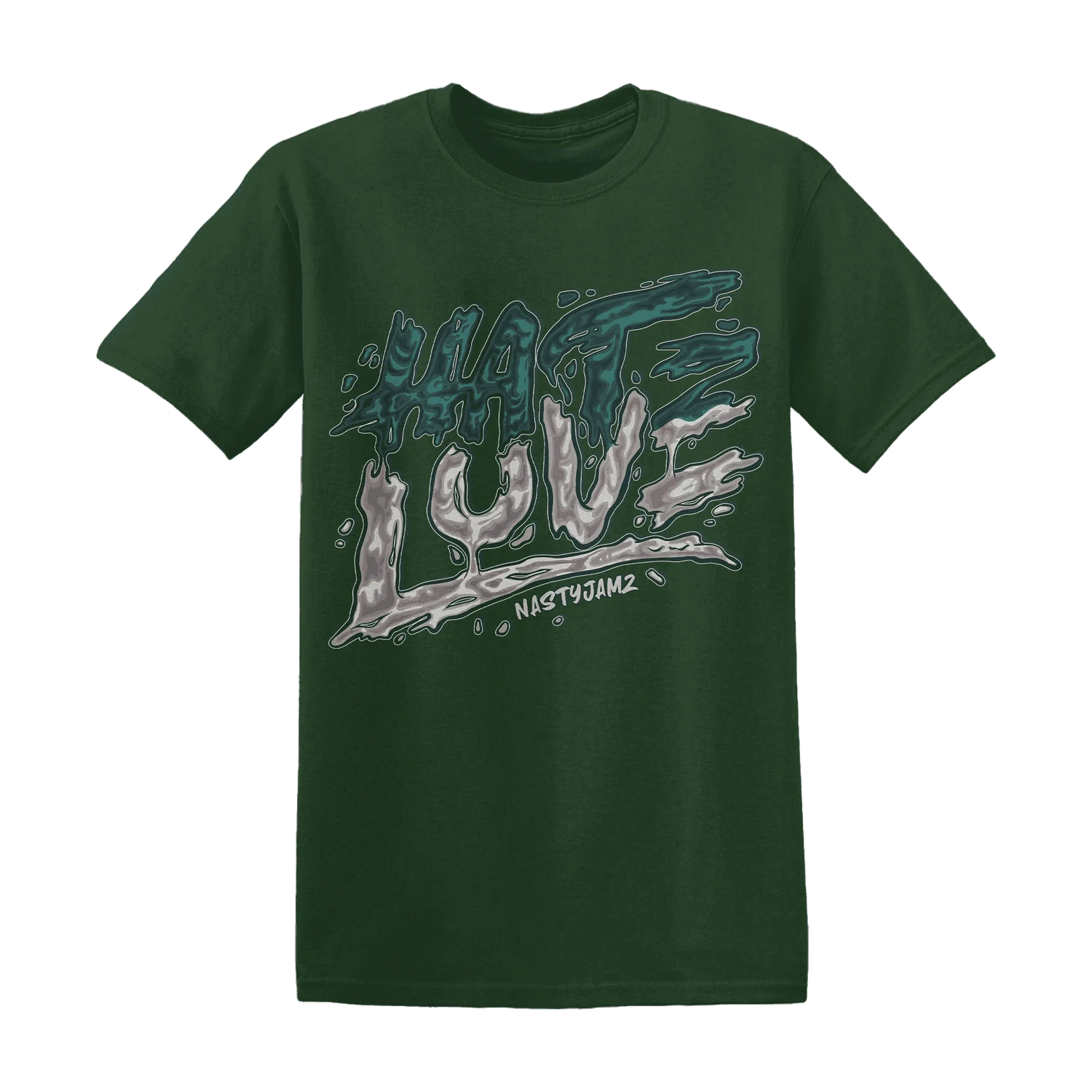 NastyJamz-Oxidized-Green-4s-T-Shirt-Match-Love-Hate
