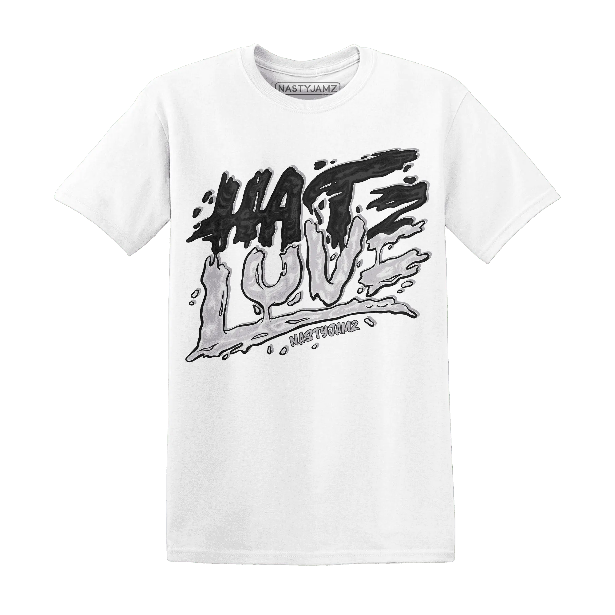White-Thunder-4s-T-Shirt-Match-Love-Hate