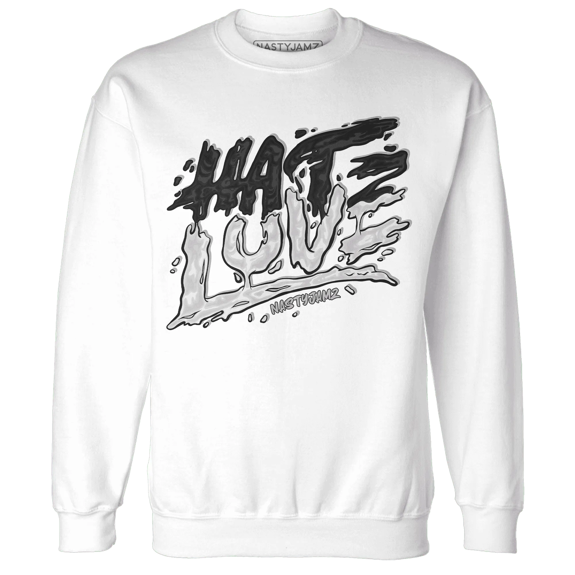 White-Thunder-4s-Sweatshirt-Match-Love-Hate
