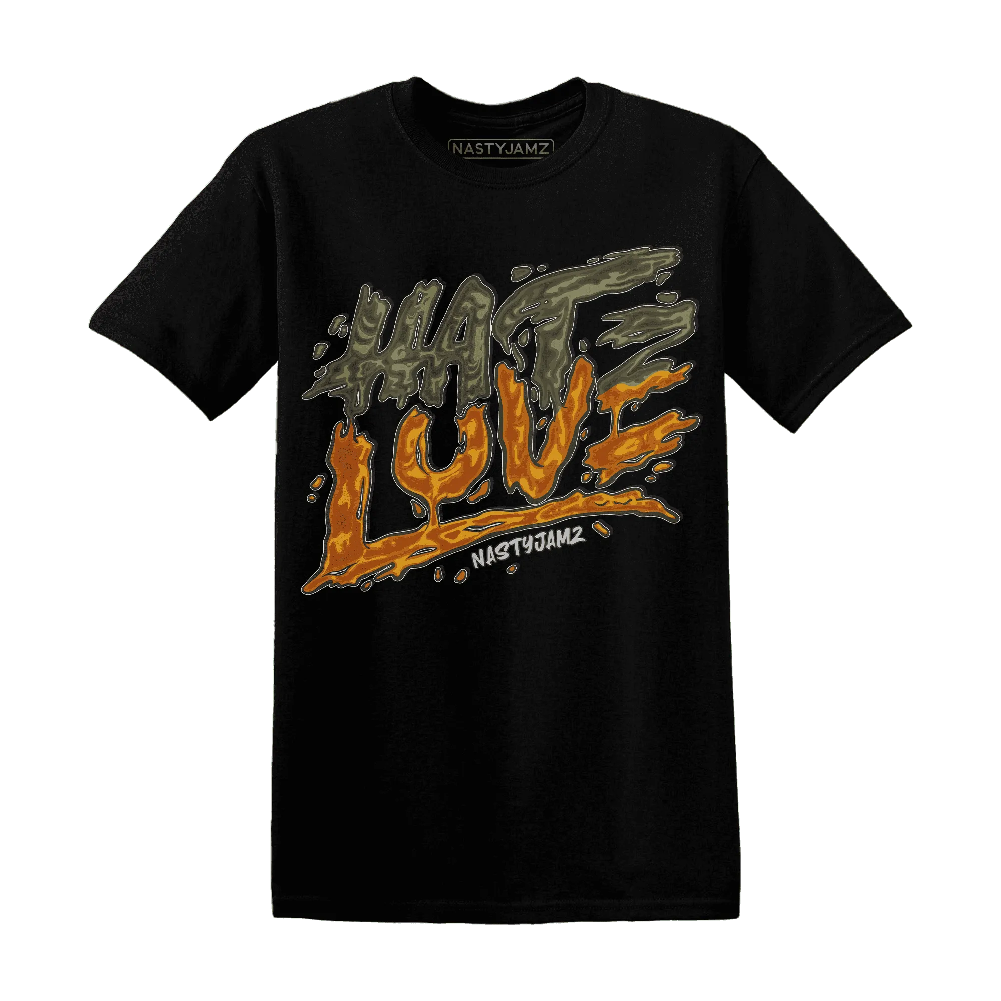 NastyJamz-Olive-5s-T-Shirt-Match-Love-Hate