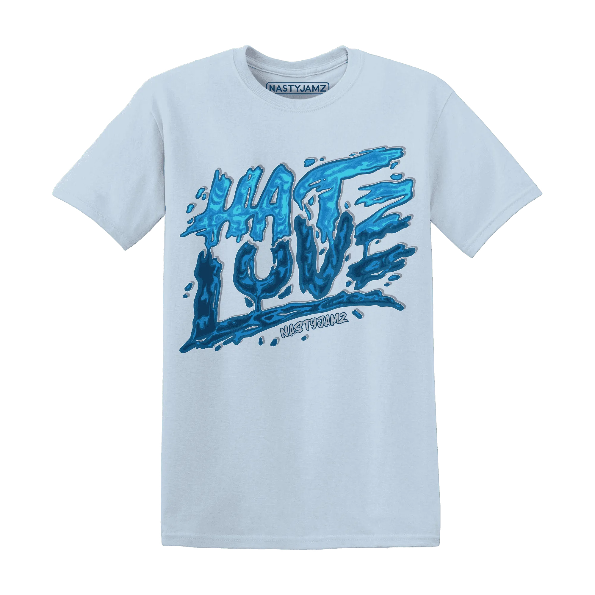 NastyJamz-Powder-Blue-9s-T-Shirt-Match-Love-Hate