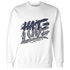 VaporMax-Plus-Midnight-Navy-White-Metallic-Silver-Sweatshirt-Match-Love-Hate