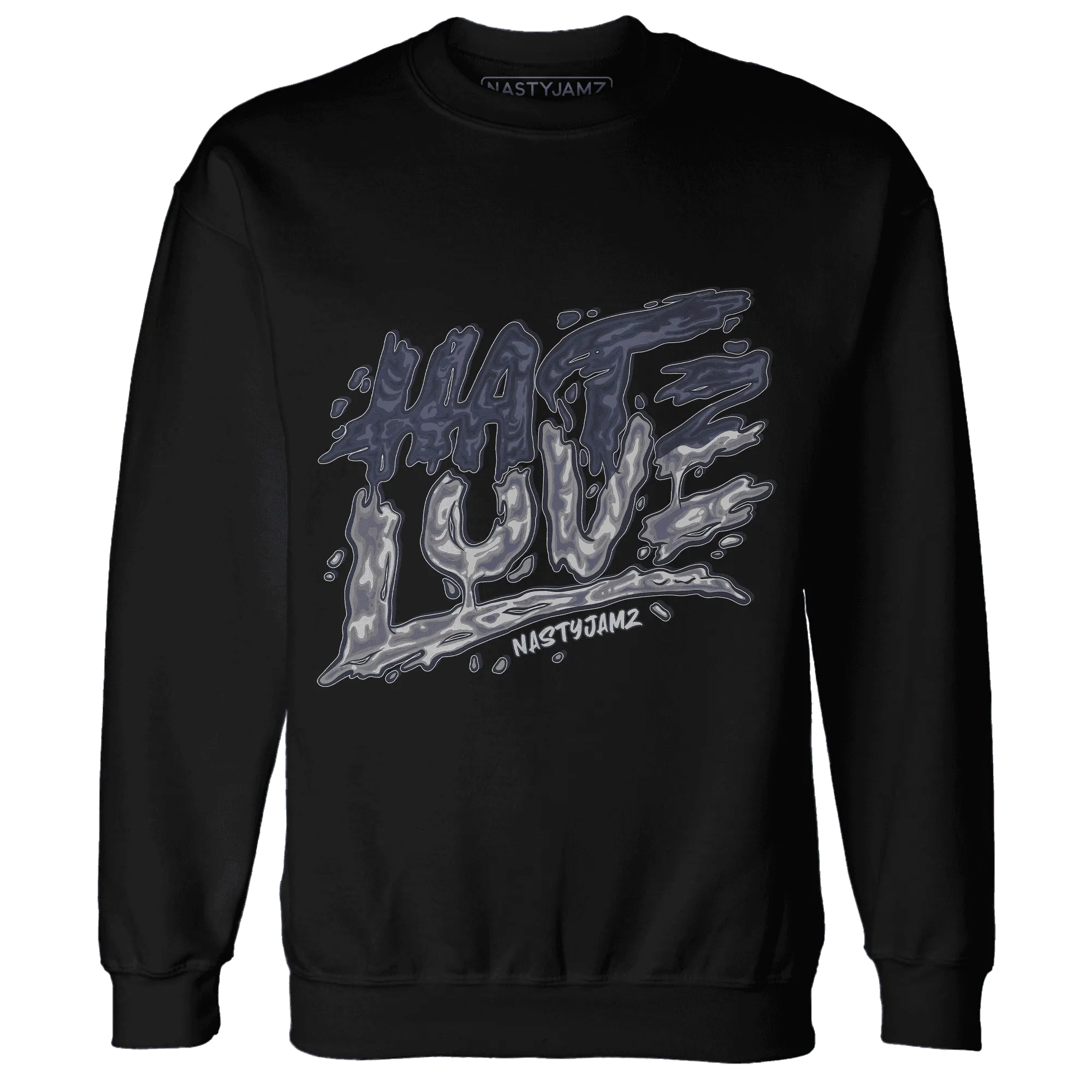 VaporMax-Plus-Midnight-Navy-White-Metallic-Silver-Sweatshirt-Match-Love-Hate