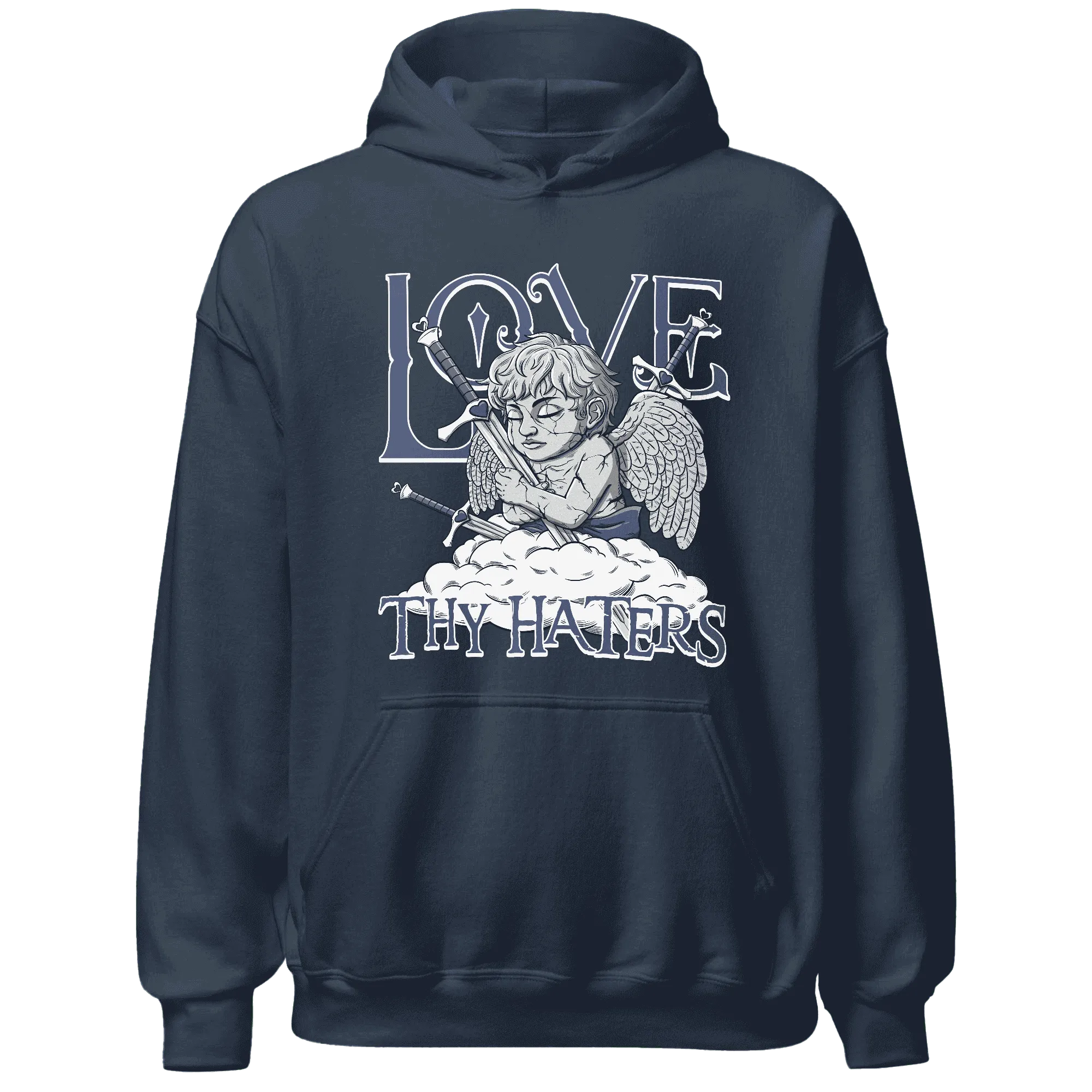 Low-Diffused-Blue-11s-Hoodie-Match-Love-Thy-Haters-Angel