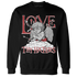Black-Toe-Reimagined-Red-White-1s-NastyJamz-Sweatshirt-Match-Love-Thy-Haters-Angel