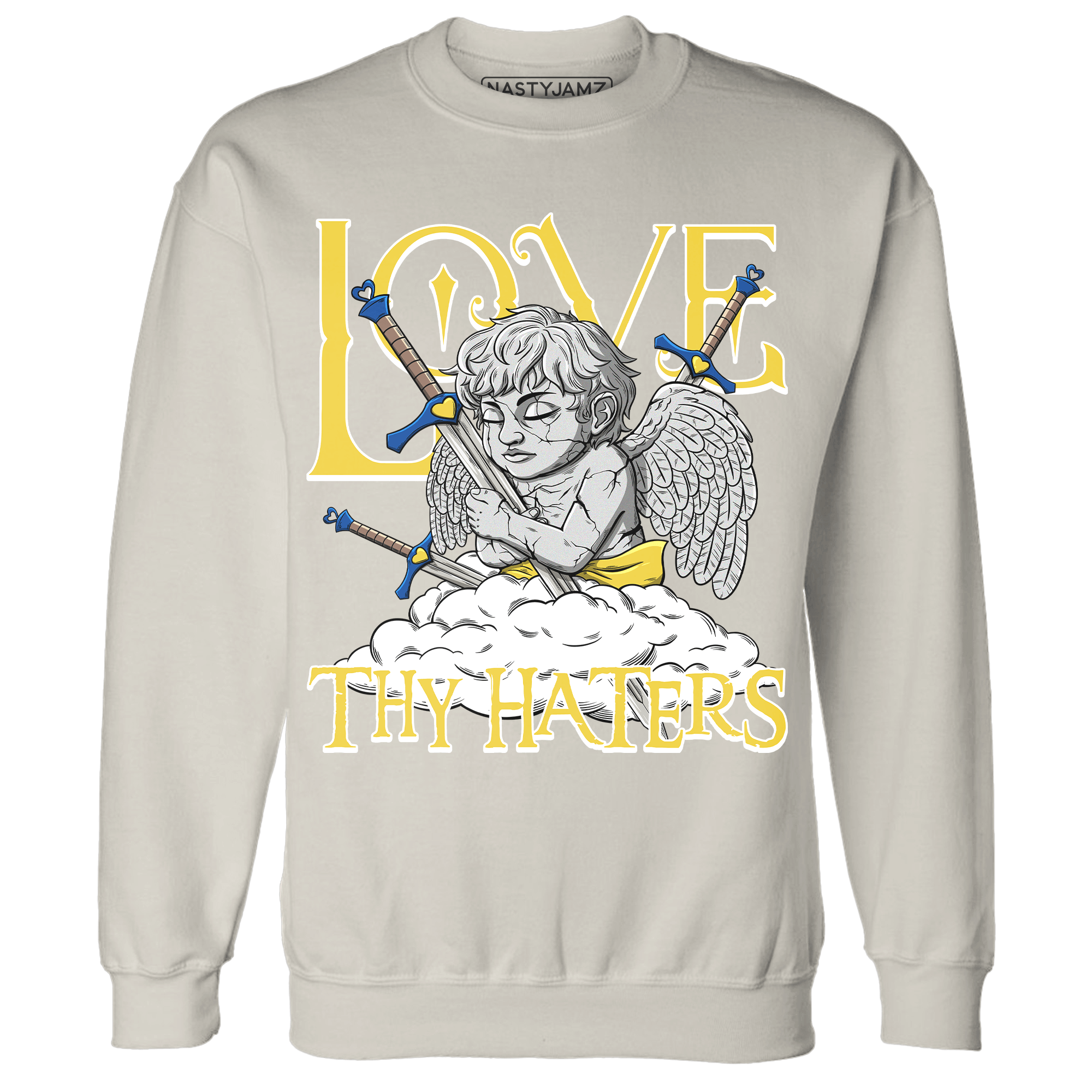 Low OG Canary TVSC 1s Sweatshirt Match Love Thy Haters Angel - NastyJamz