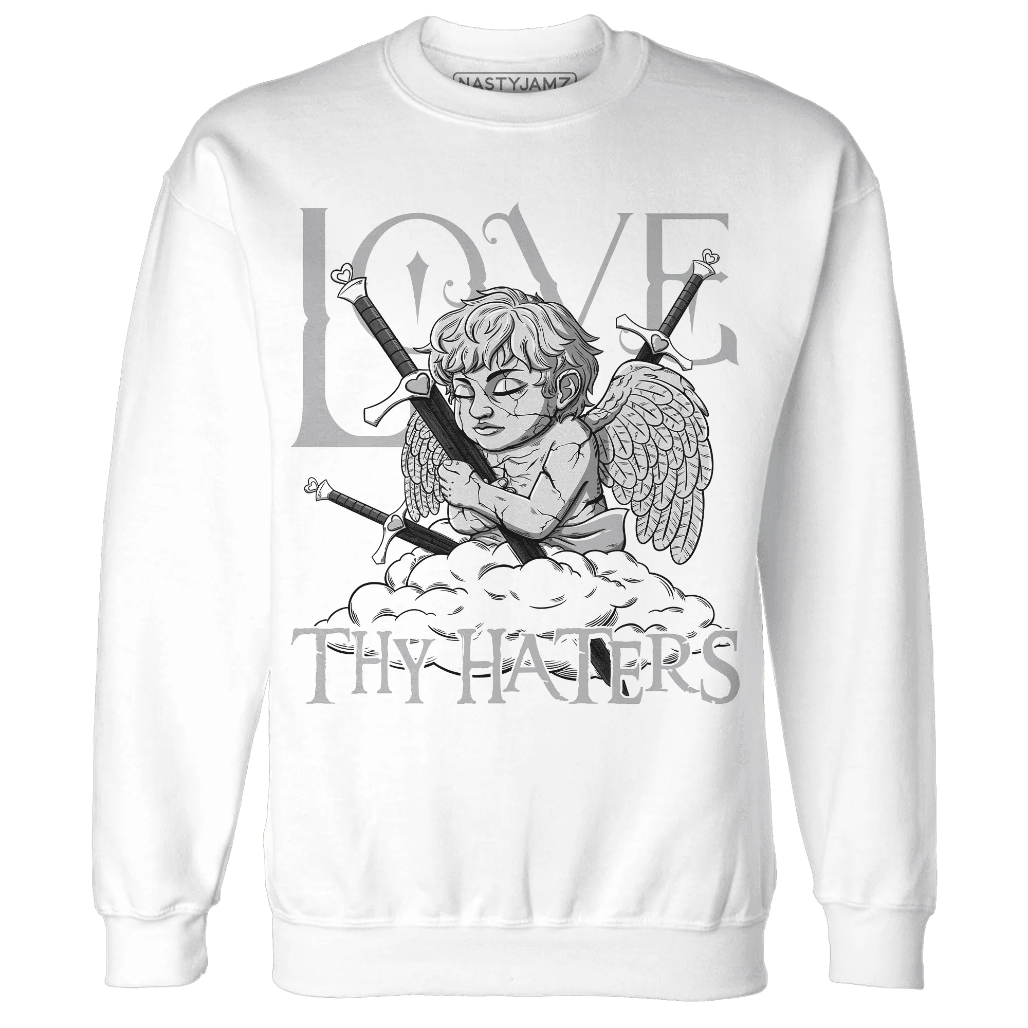Wolf-Grey-1s-Sweatshirt-Match-Love-Thy-Haters-Angel