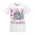 GS Hyper Violet 4s T Shirt Love Thy Haters Angel - NastyJamz