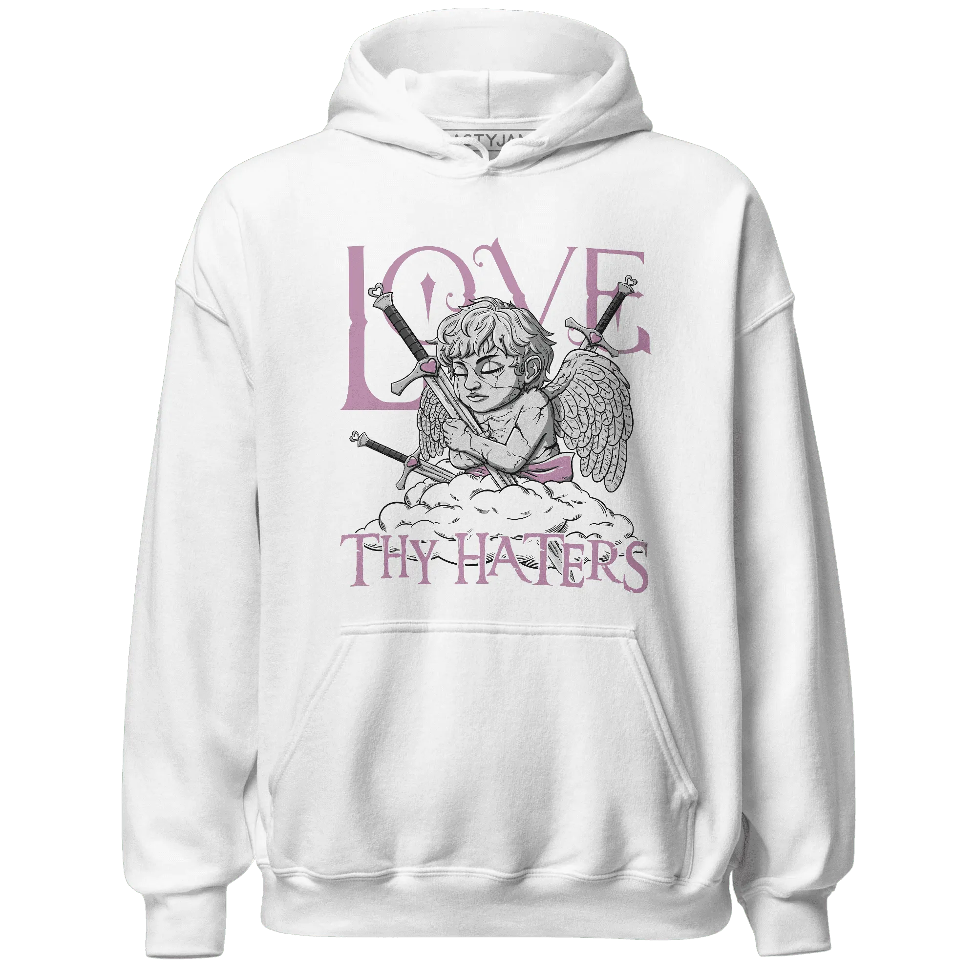 Orchid-Neutral-Grey-Black-White-4s-NastyJamz-Hoodie-Match-Love-Thy-Haters-Angel