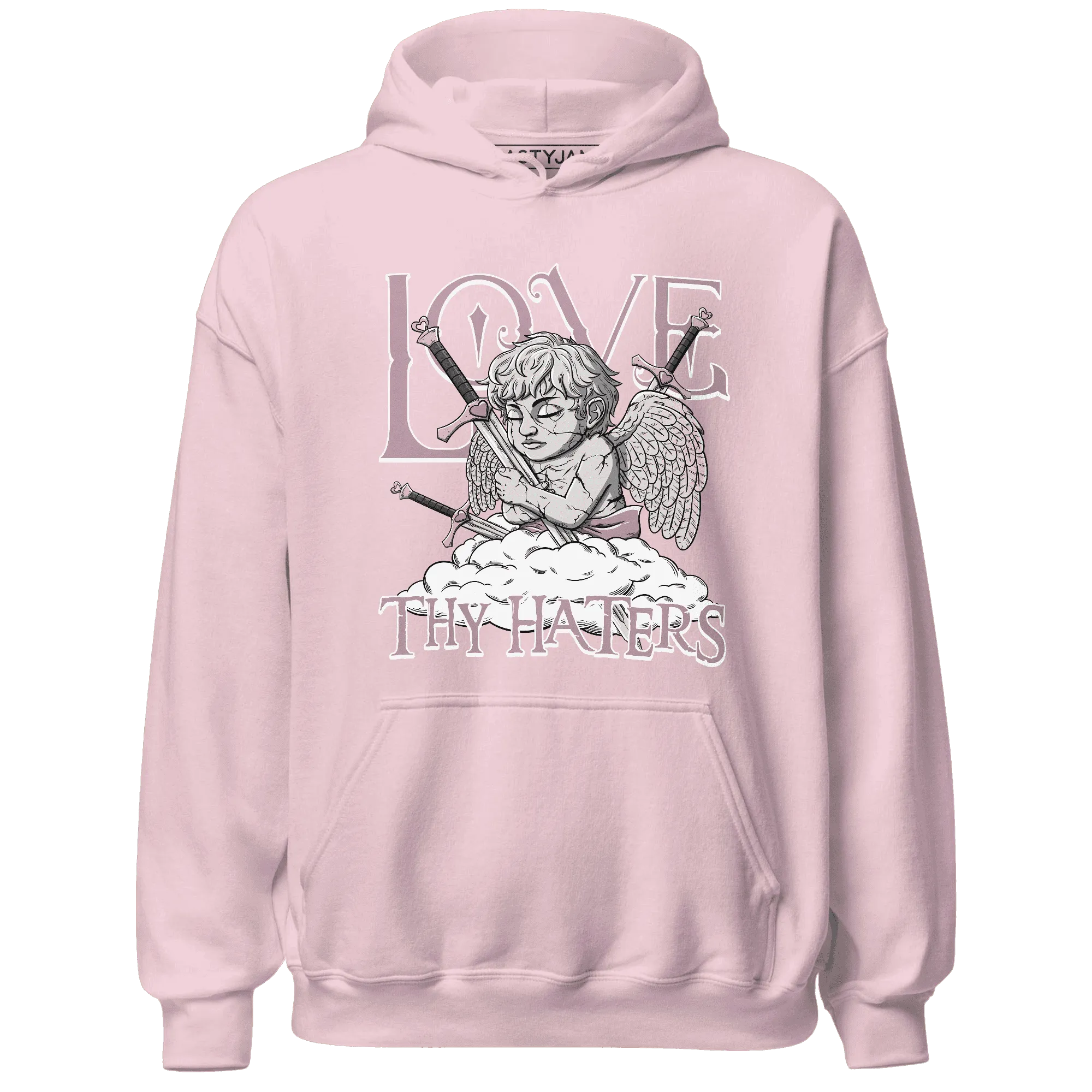 Orchid-Neutral-Grey-Black-White-4s-NastyJamz-Hoodie-Match-Love-Thy-Haters-Angel