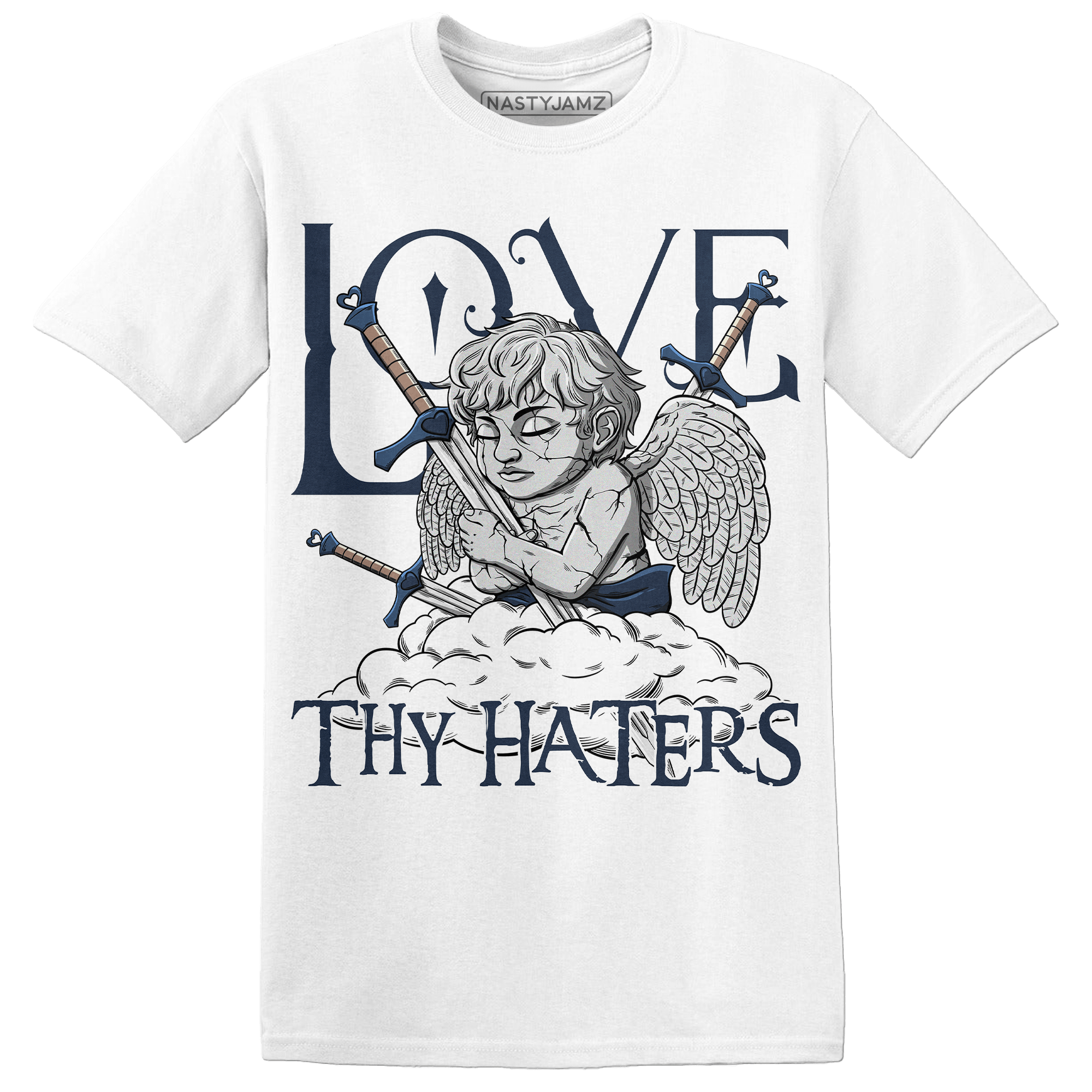 AM 1 86 Jackie RBS T Shirt Match Love Thy Haters Angel - NastyJamz