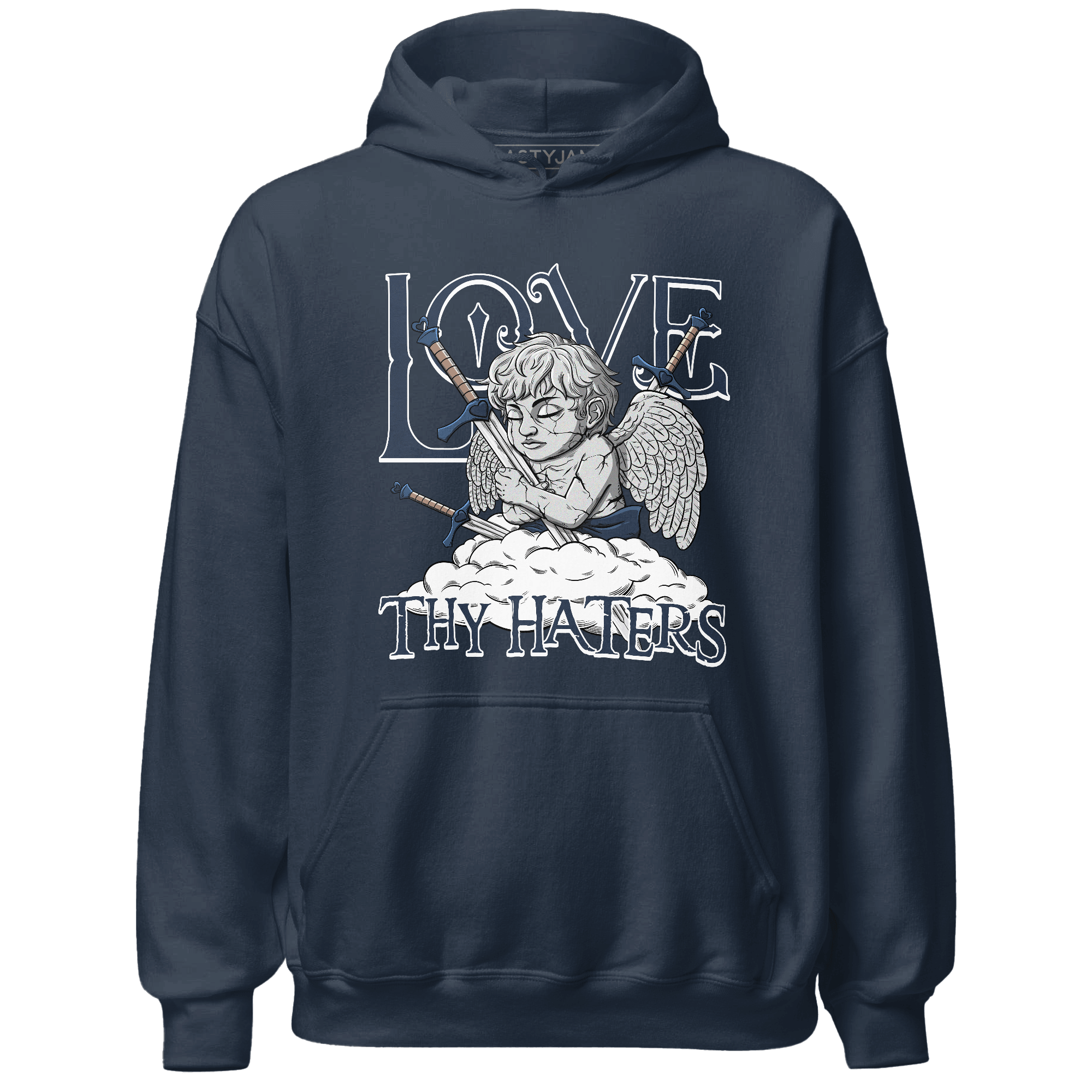 AM 1 86 Jackie RBS Hoodie Match Love Thy Haters Angel - NastyJamz