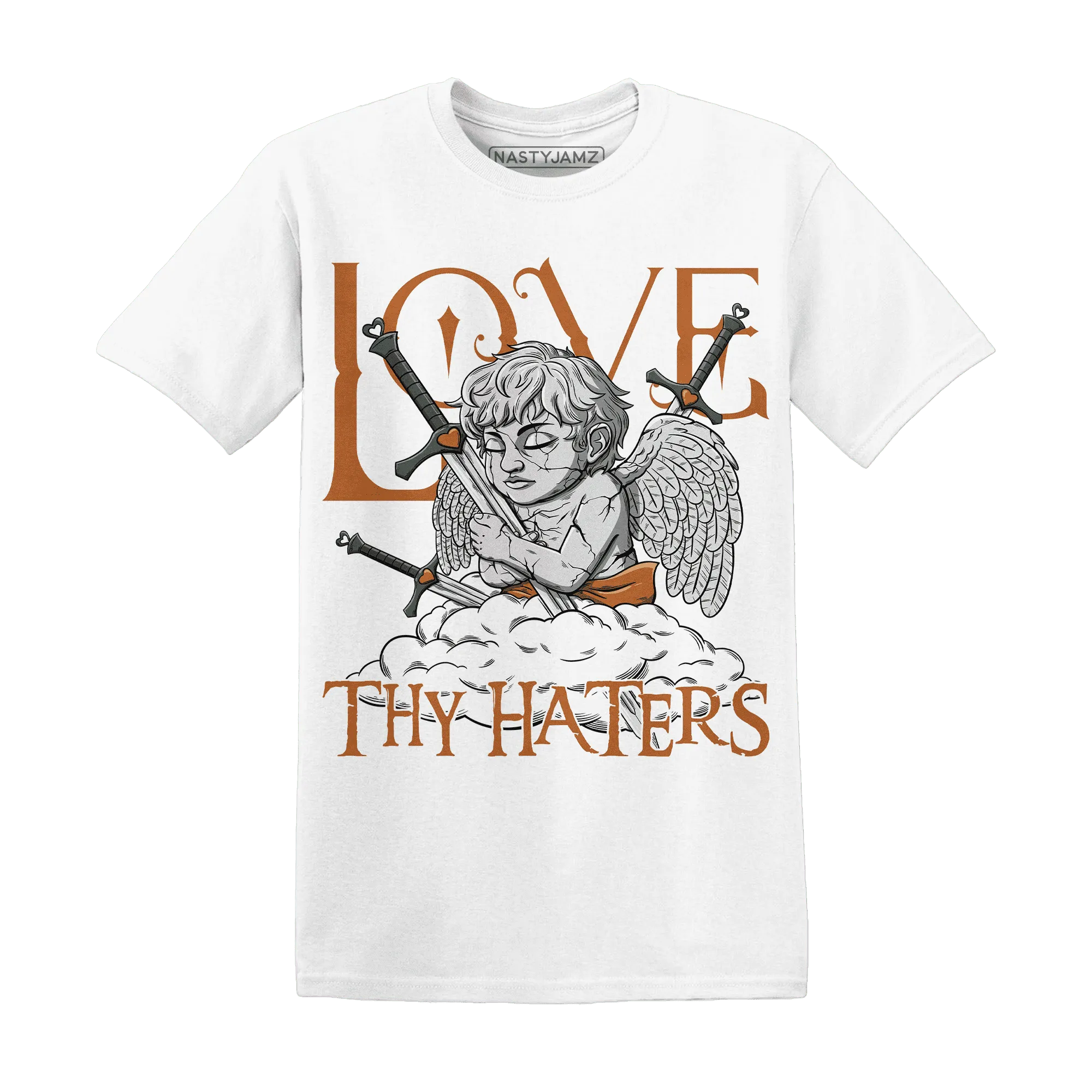 Dunk-Low-Ceramic-NastyJamz-T-Shirt-Match-Love-Thy-Haters-Angel