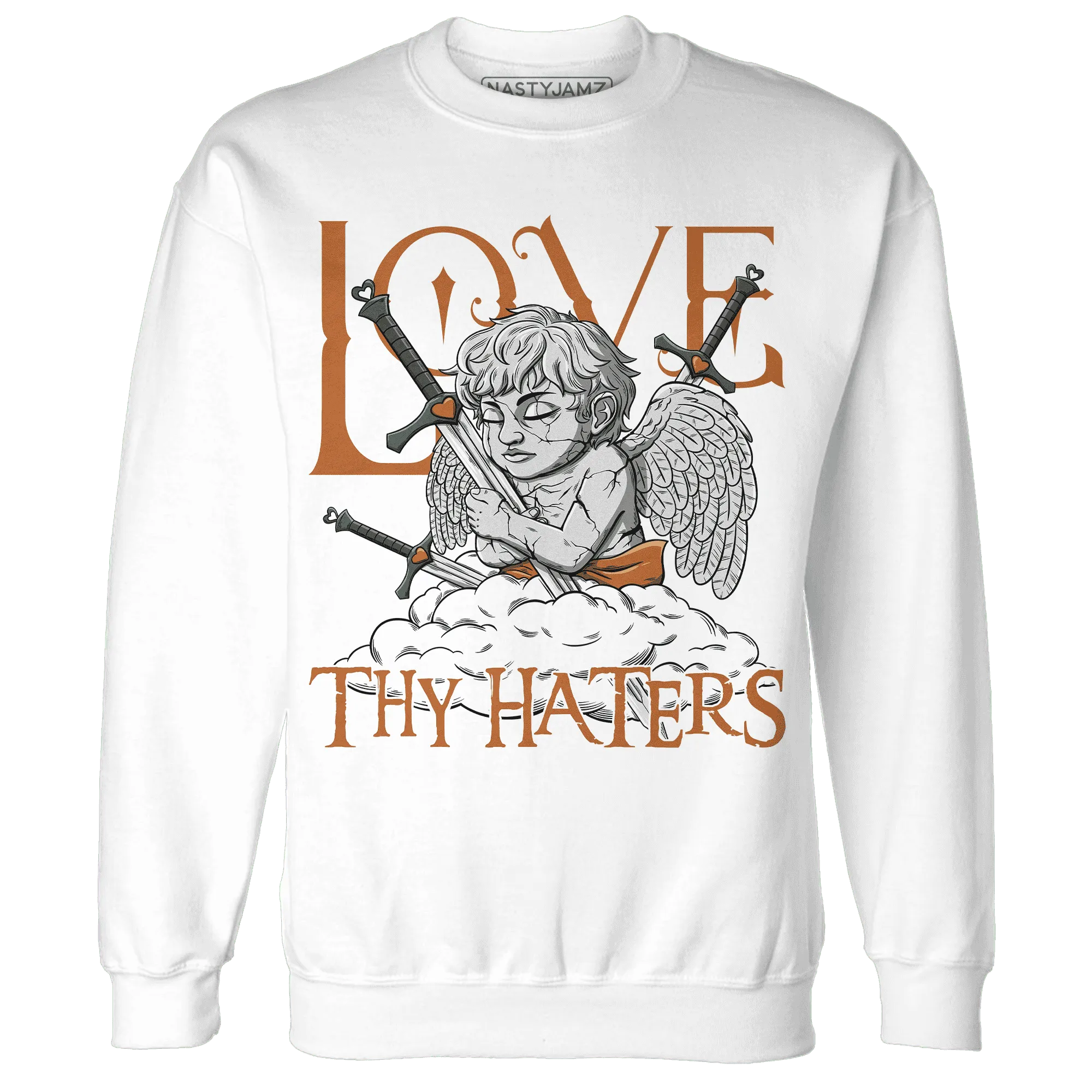Dunk-Low-Ceramic-NastyJamz-Sweatshirt-Match-Love-Thy-Haters-Angel