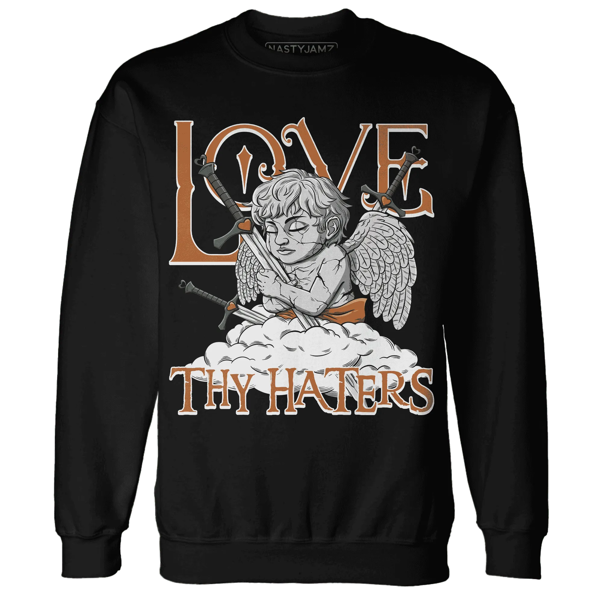 Dunk-Low-Ceramic-NastyJamz-Sweatshirt-Match-Love-Thy-Haters-Angel
